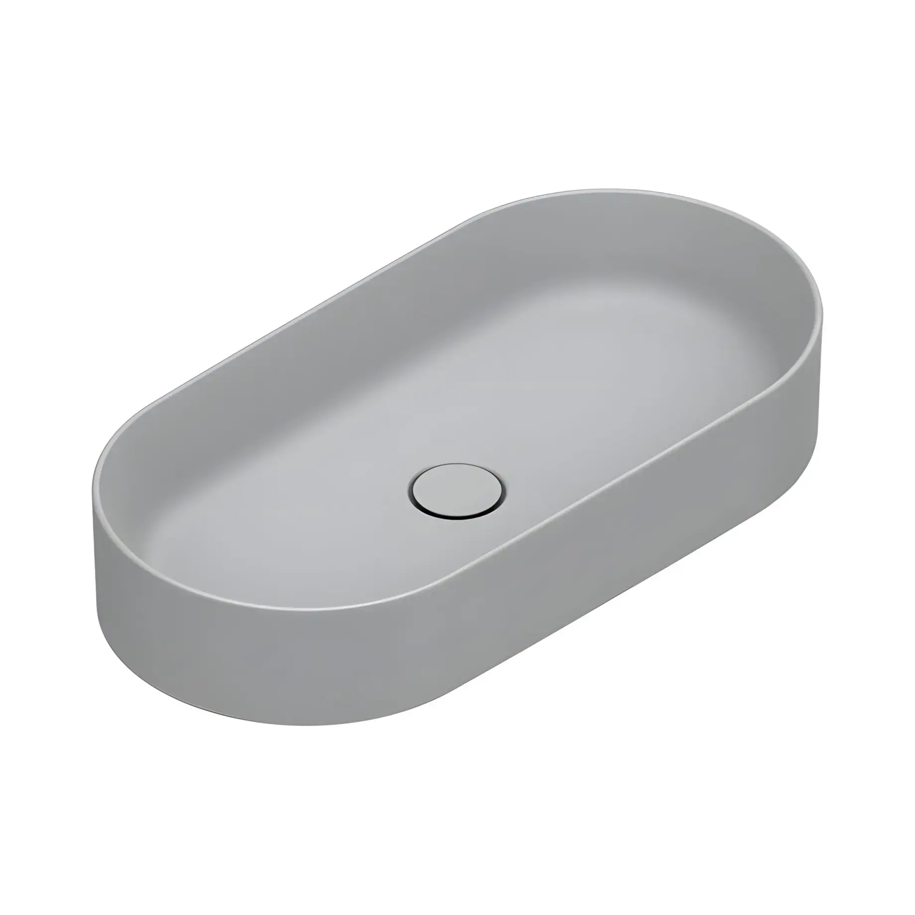 Умивальник Zero Catalano 0122700023 Satin Cement — вид на білому тлі