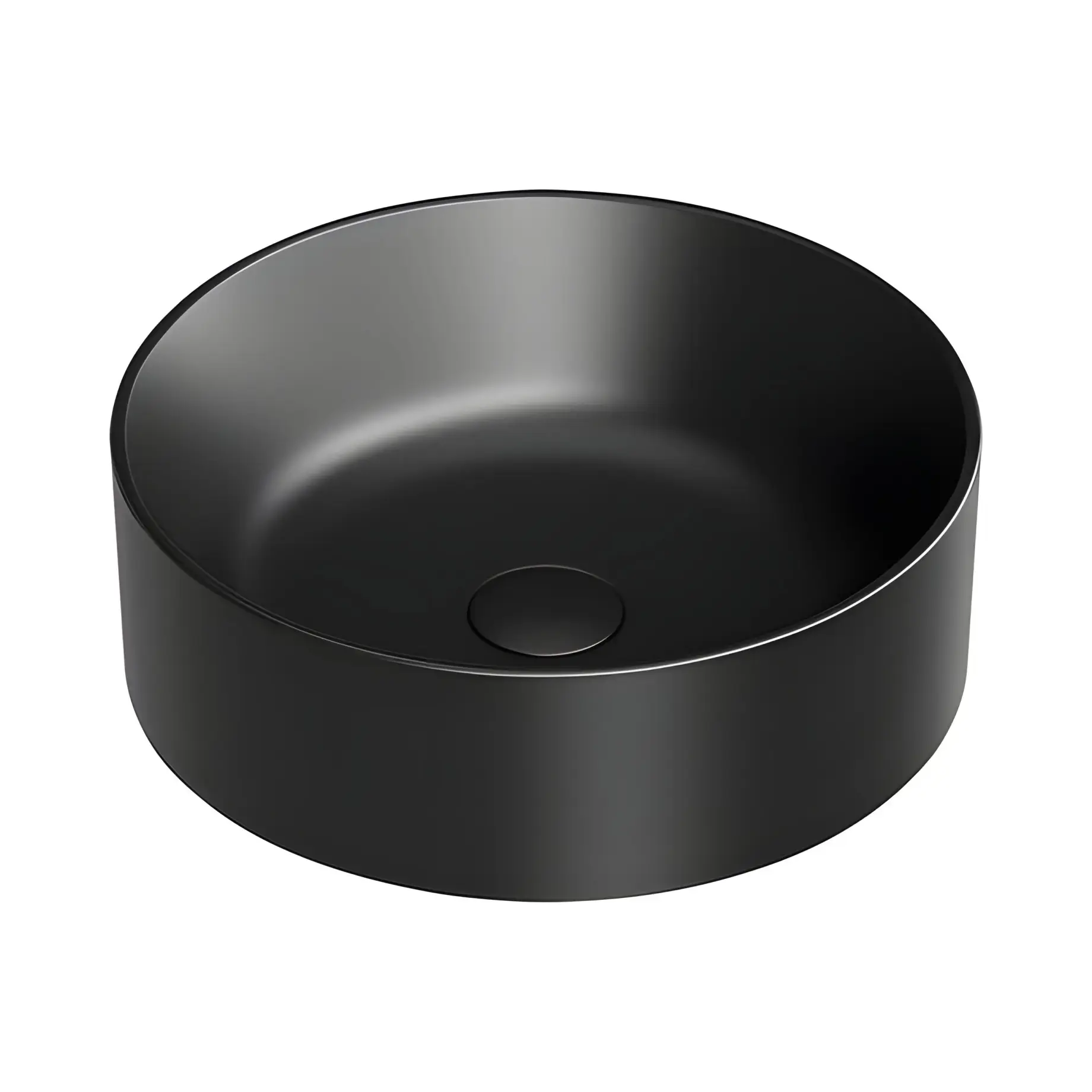 Умивальник Zero Catalano 0123400022 Satin black — вид на білому тлі