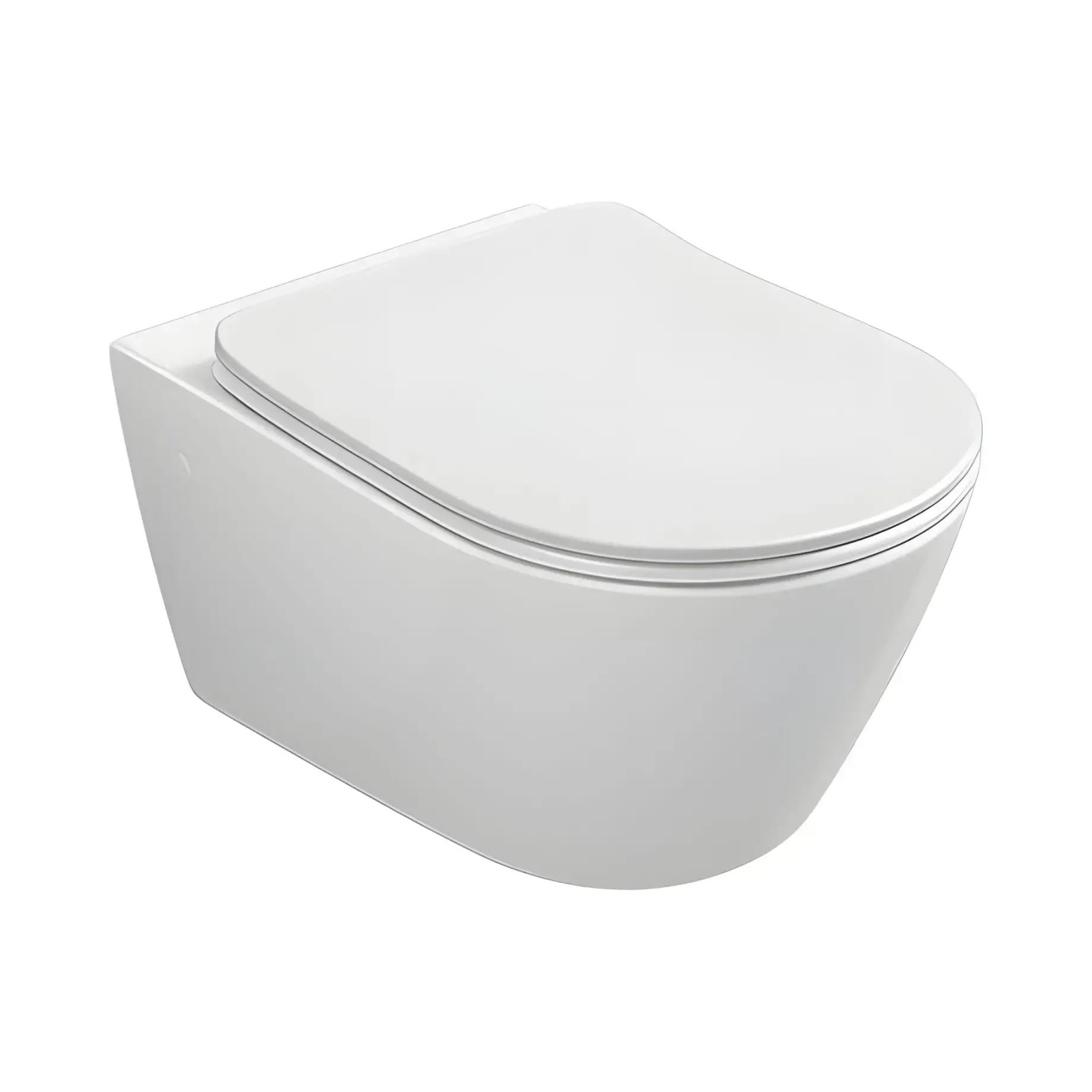 Унітаз підвісний Mare Cielo MRVSK + CPVMRTF Gloss White 54 х 37 см — вид на білому тлі