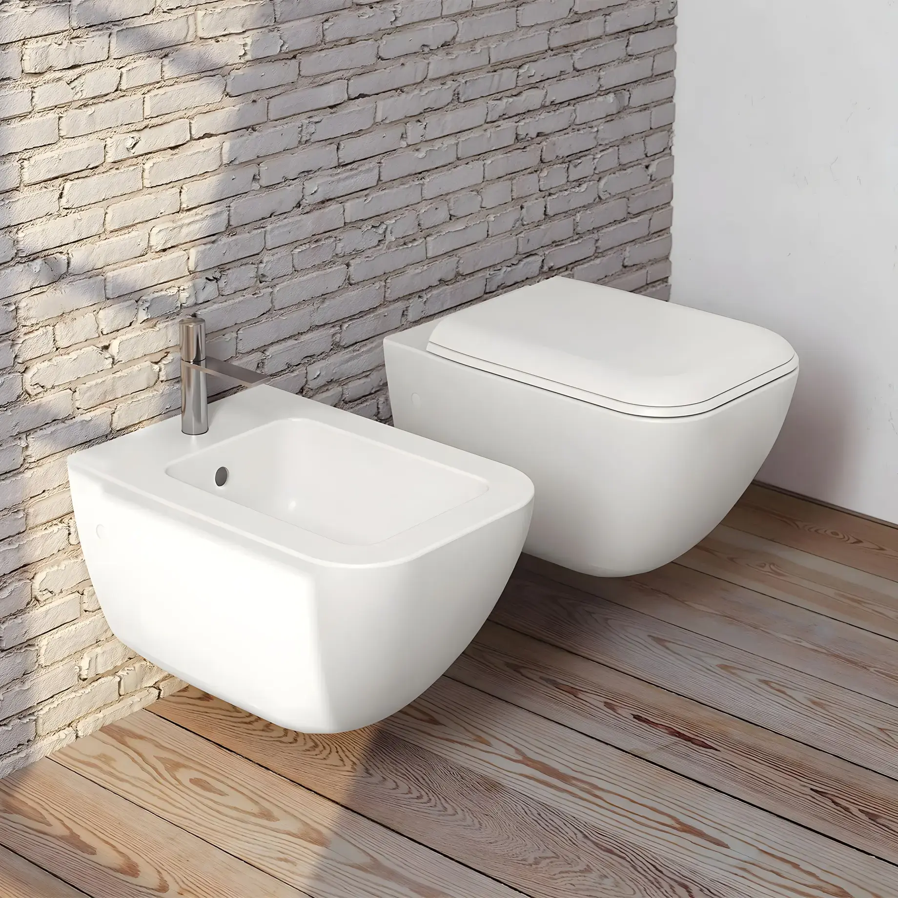 Унітаз підвісний Shui Comfort Cielo SHCOVSK + CPVSHCOTF Gloss White — вид спереду