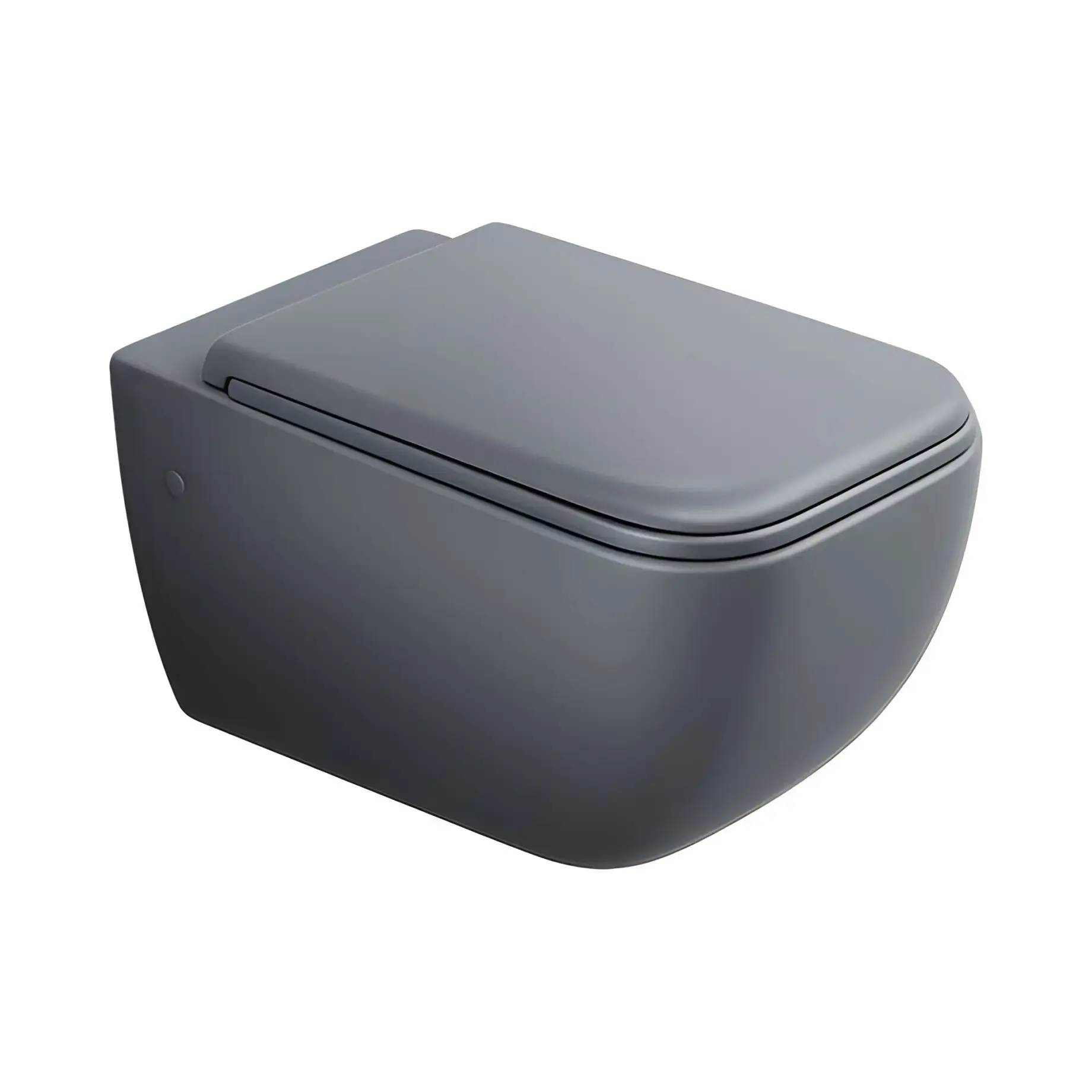 Унітаз підвісний Shui Comfort Cielo SHCOVSKCM + CPVSHCOTFCM Cemento — вид на білому тлі