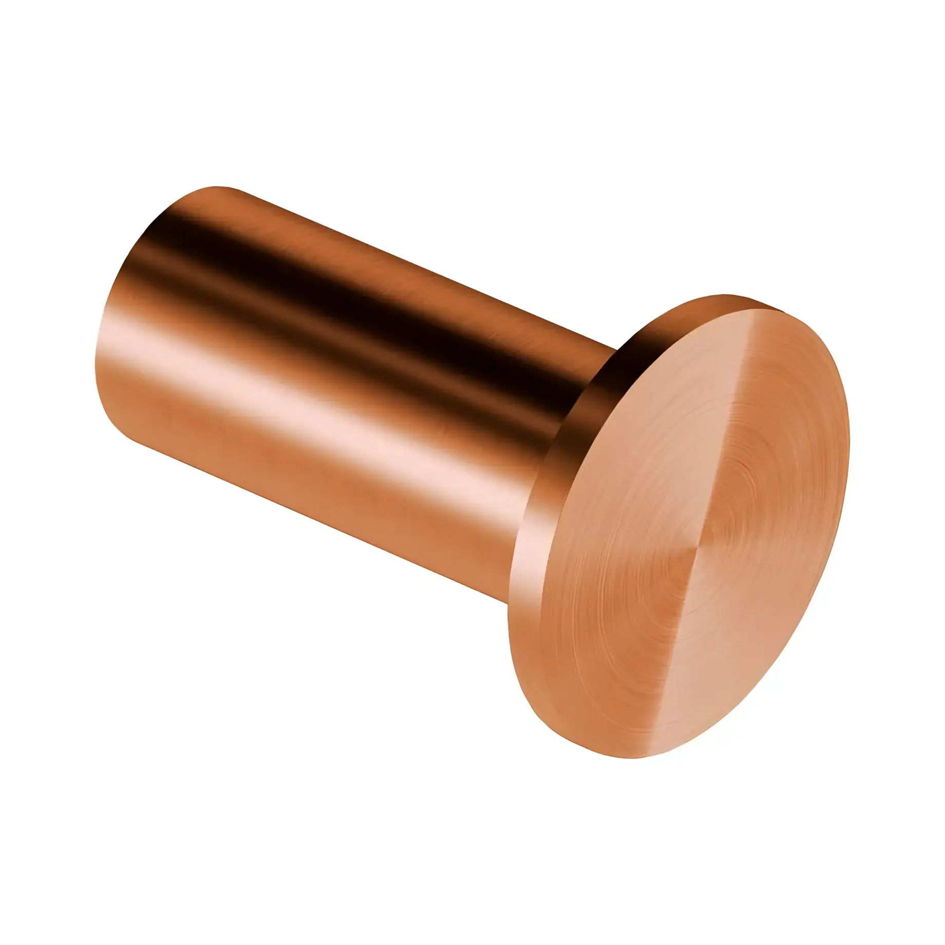 Крючок Architect cosmic WJC205A0021054 Brushed Copper — вид на белом фоне