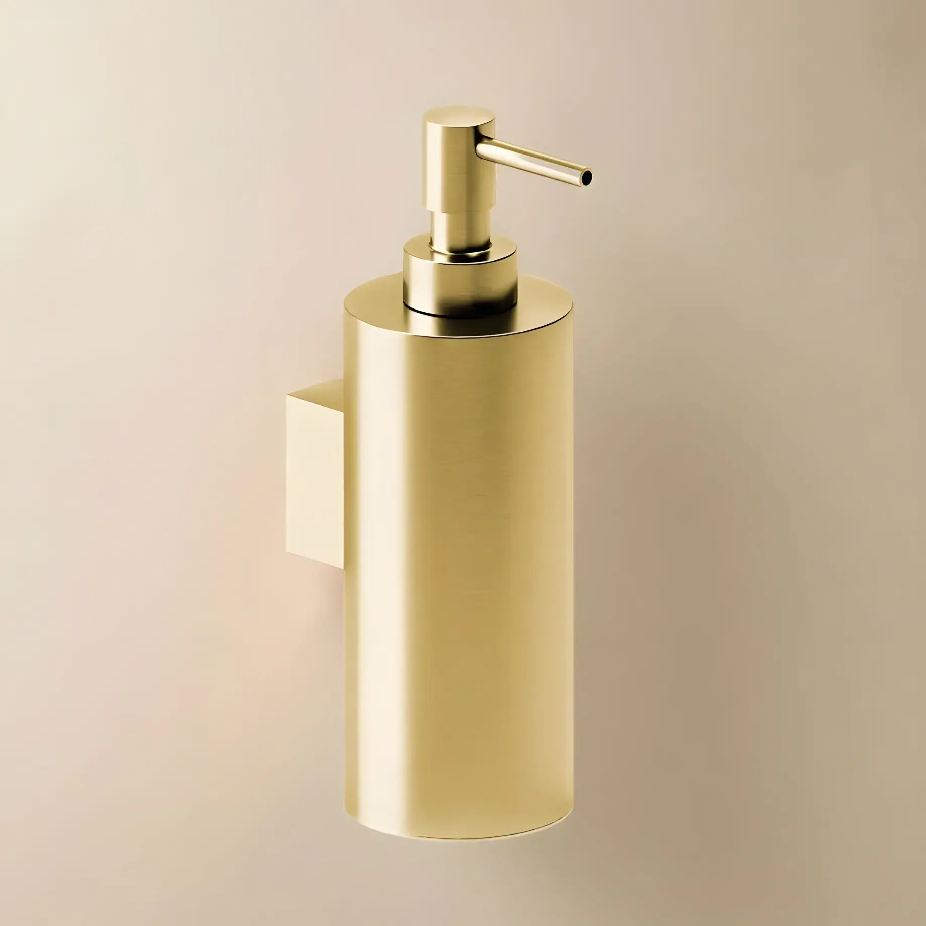 Дозатор для рідкого мила  Architect Cosmic WJC205A1003040 Gold Brushed — вид спереду