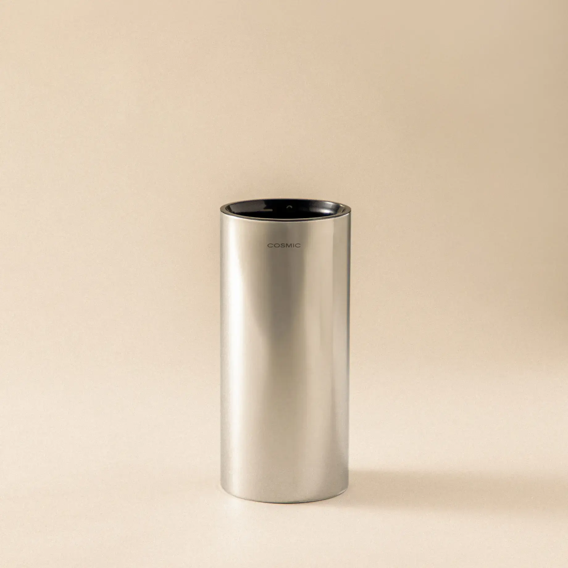 Склянка для зубних щіток Architect Cosmic WJC226A0051003 Brushed Stainless Steel — бічний ракурс