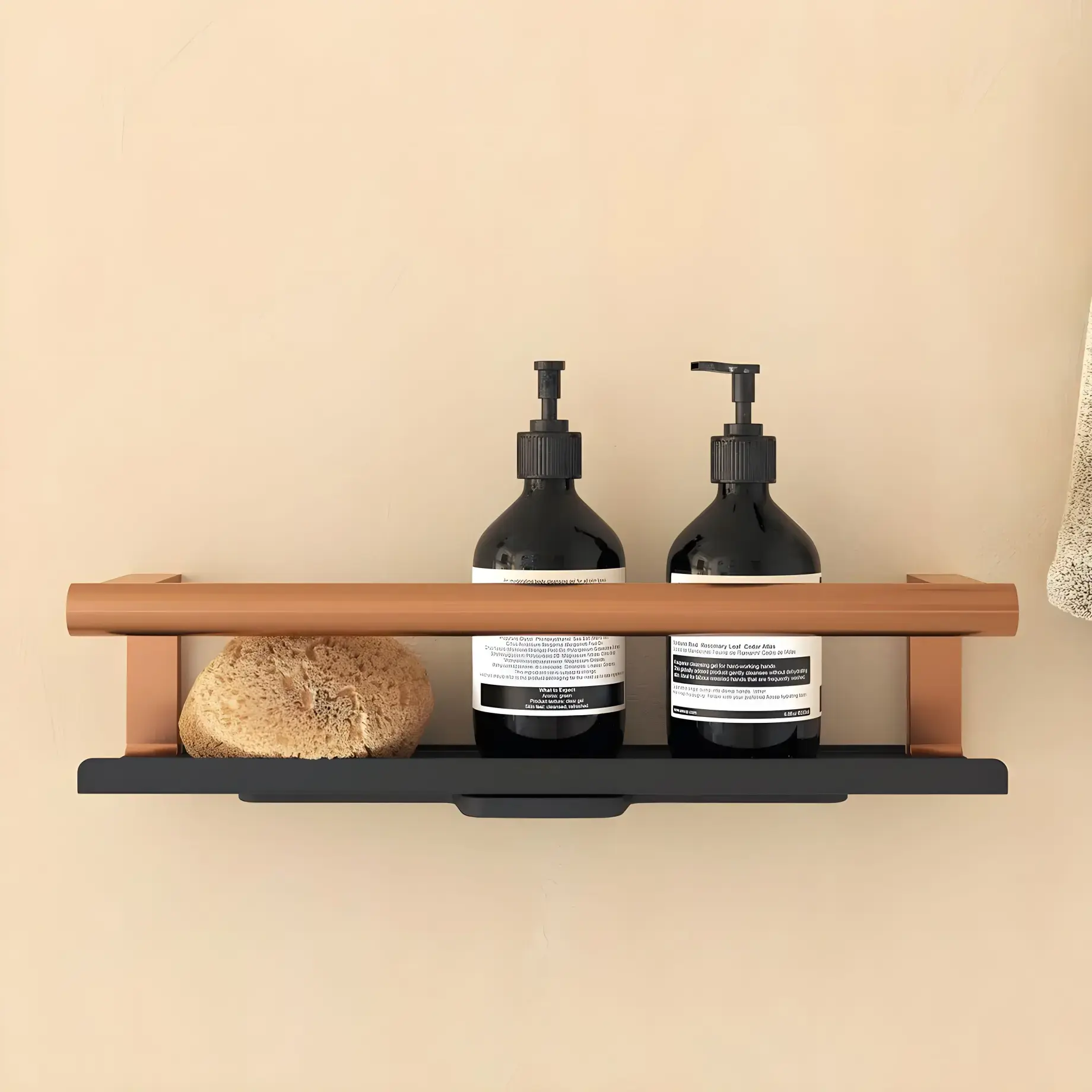Полиця для душу Architect S+ Cosmic WJC235A0048054 Brushed Copper — бічний ракурс