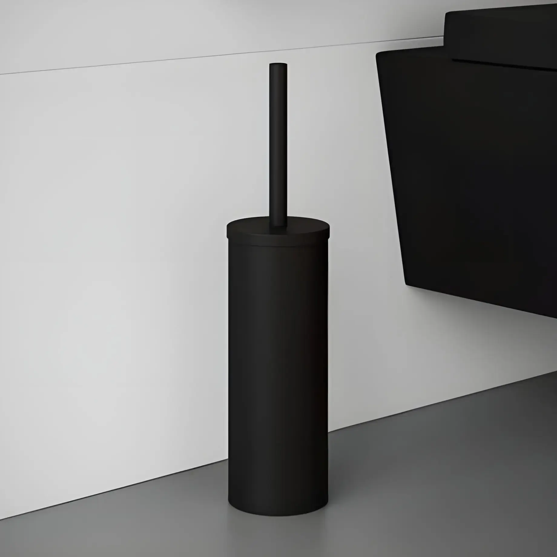 Щітка з тримачем Logic Cosmic WJC226A0001036 Matt Black — вид спереду