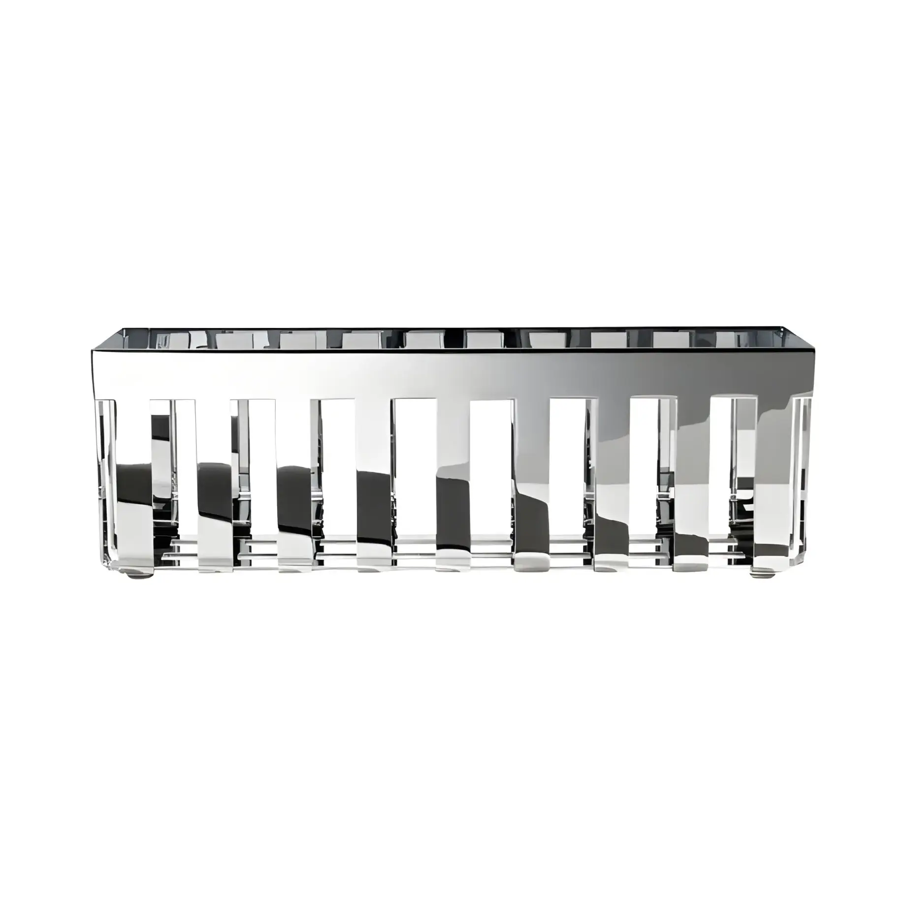 Кошик металевий DW 355 (колір - хром) Decor Walther 0612400 Chrome — вид на білому тлі