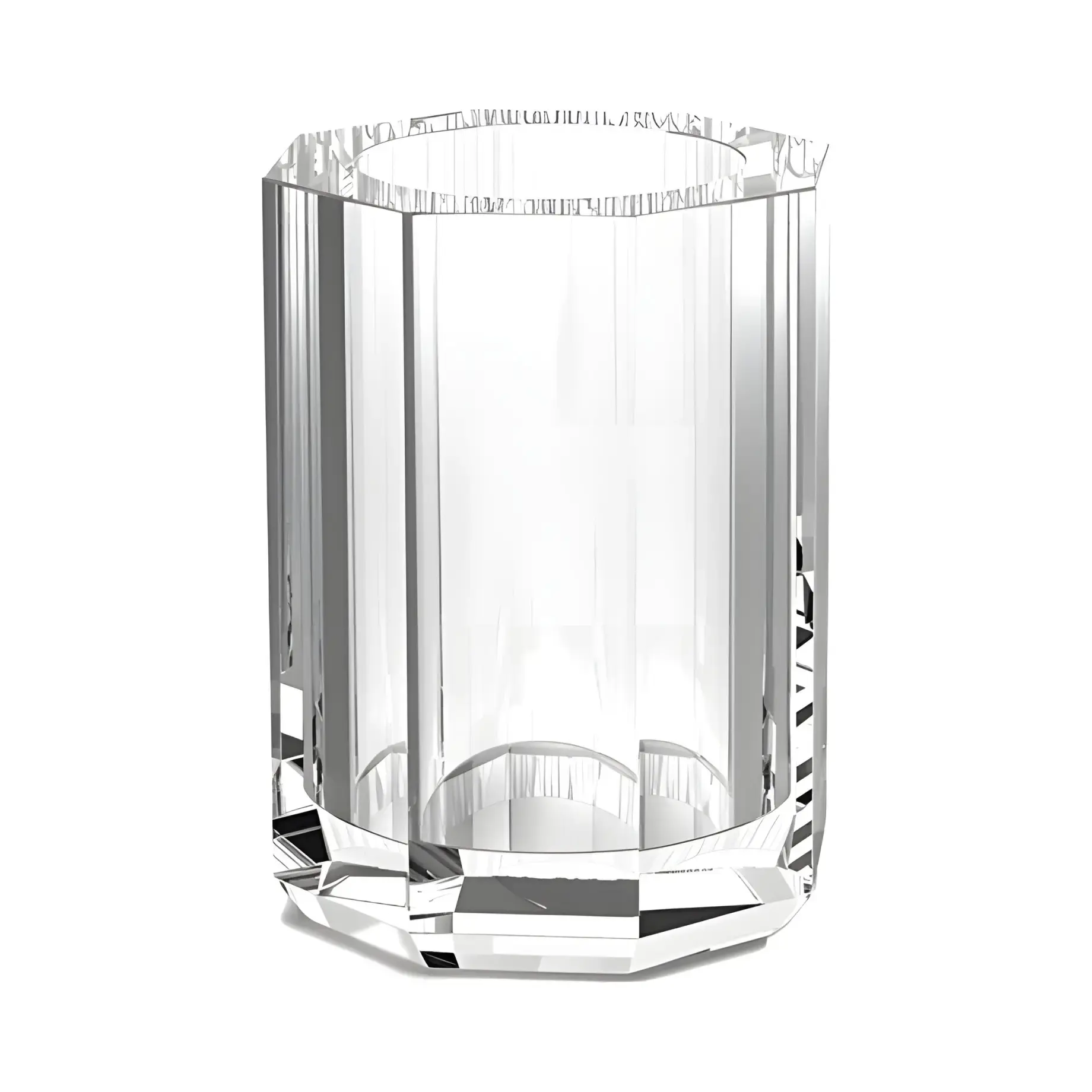 Склянка для зубних щіток Kristall KR BER, кристальний Decor Walther 0923956 Crystal clear — вид на білому тлі