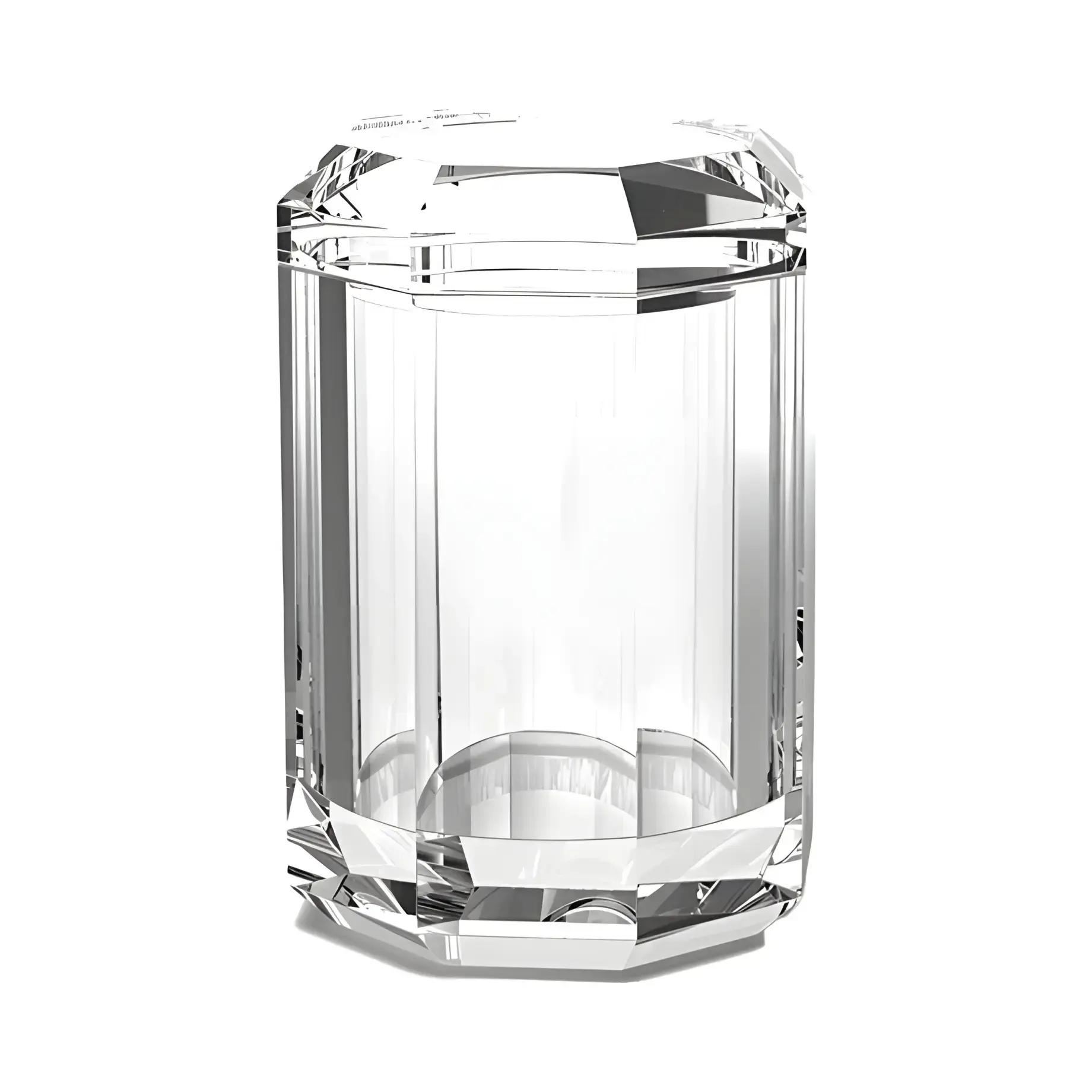 Контейнер із кришкою Kristall KR BMD, кристальний Decor Walther 0931456 Crystal clear — вид на білому тлі