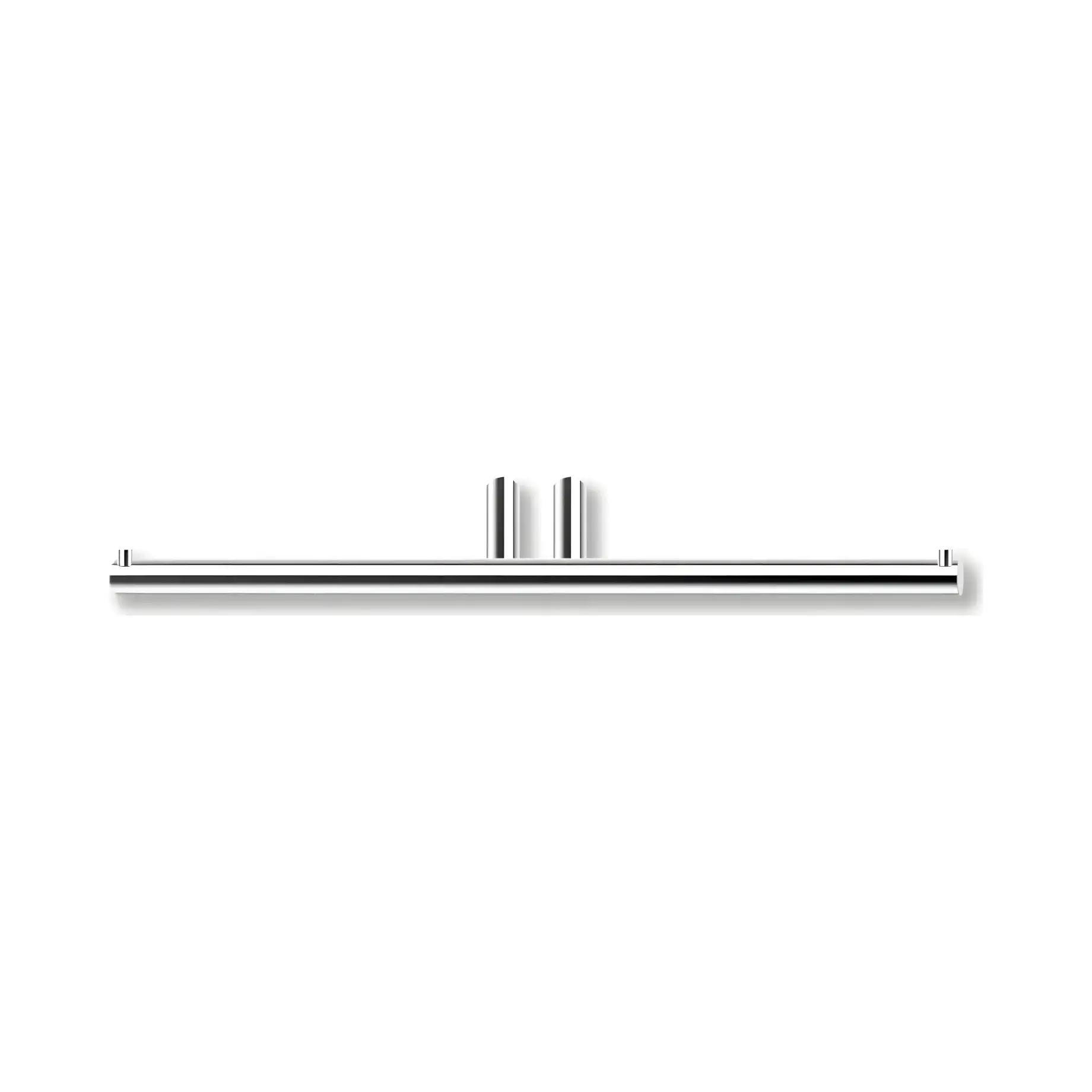 Тримач туалетного паперу без кришки Mikado (колір - хром) Decor Walther 0520300 Chrome — вид на білому тлі
