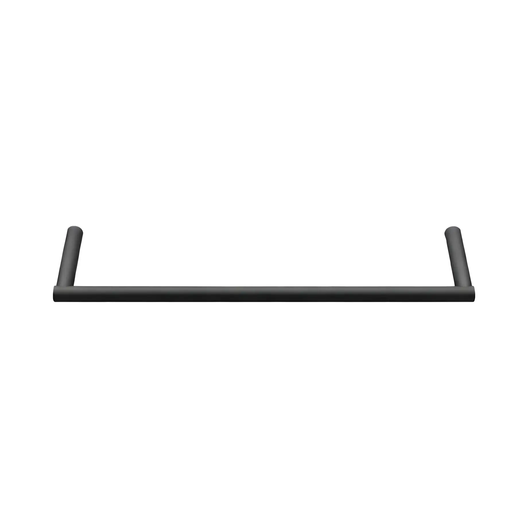 Рушникотримач 30см MIKADO чорний матовий Decor Walther 0520760 Black Matt — вид на білому тлі