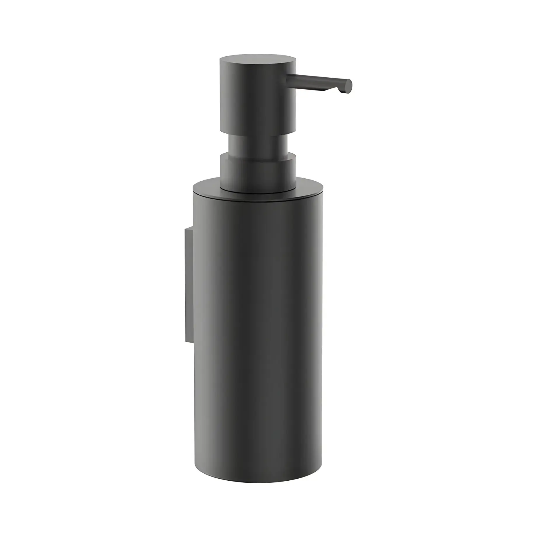 Дозатор для рідкого мила Mikado, чорний Decor Walther 0521160 Black Matt — вид на білому тлі