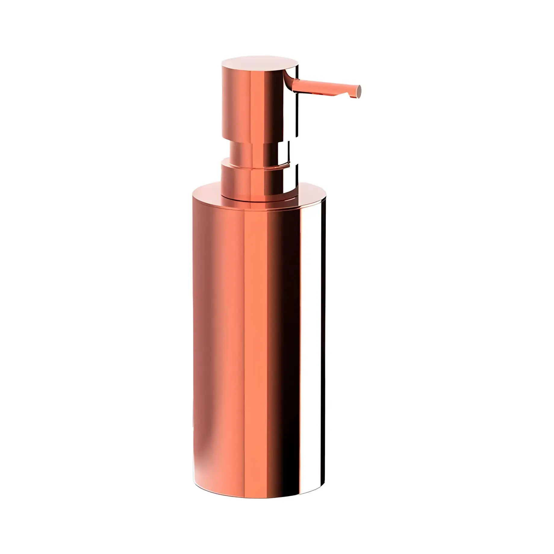 Дозатор для рідкого мила Mikado, рожеве золото Decor Walther 0521216 Rose Gold — вид на білому тлі