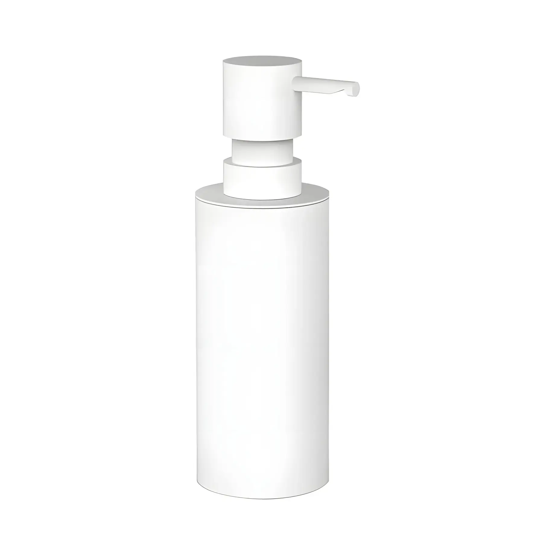 Дозатор для рідкого мила Mikado, білий Decor Walther 0521250 White Matt — вид на білому тлі