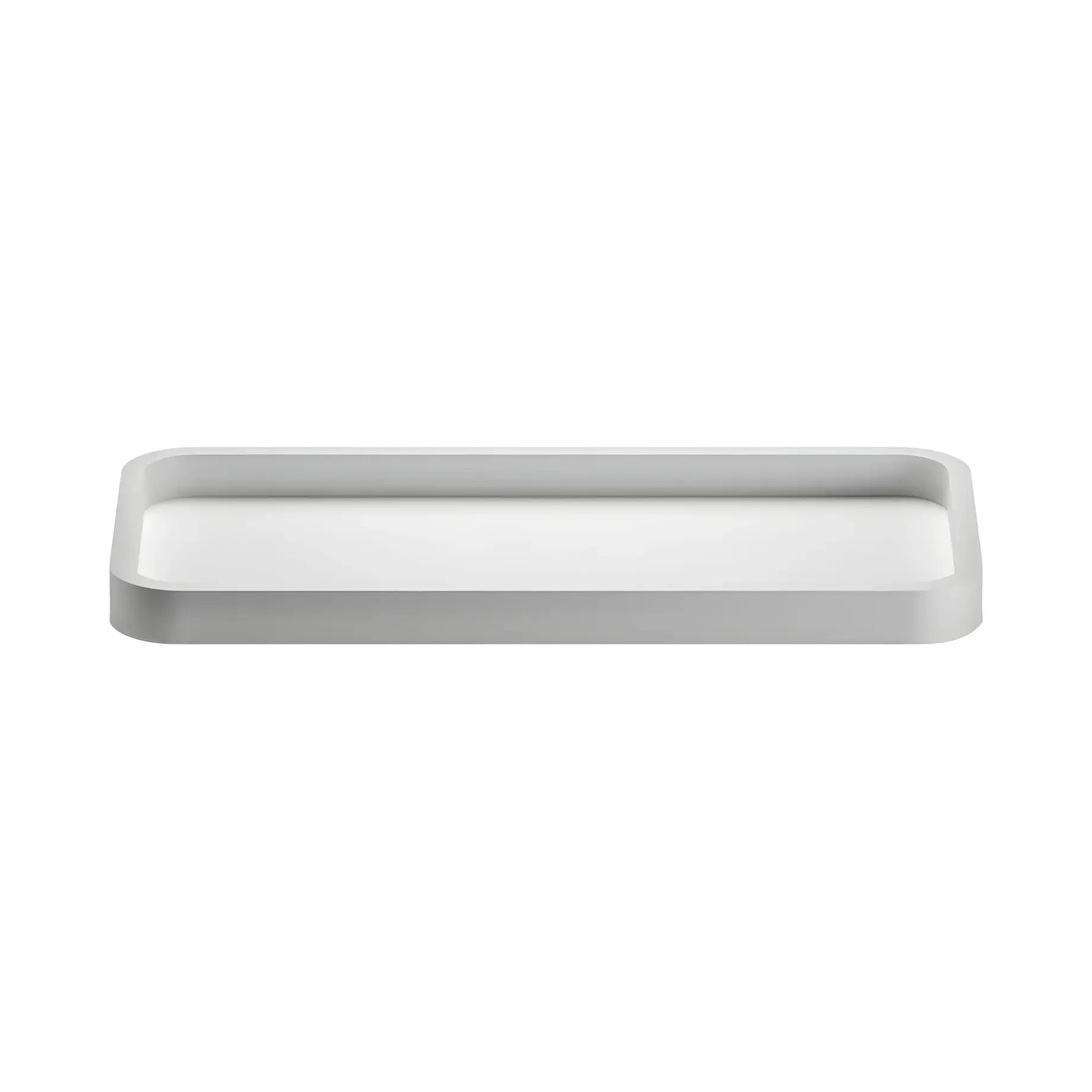 Підставка для аксесуарів 30 х 14,5 см Stone TAB, білий матовий Decor Walther 0971050 White Matt — вид на білому тлі