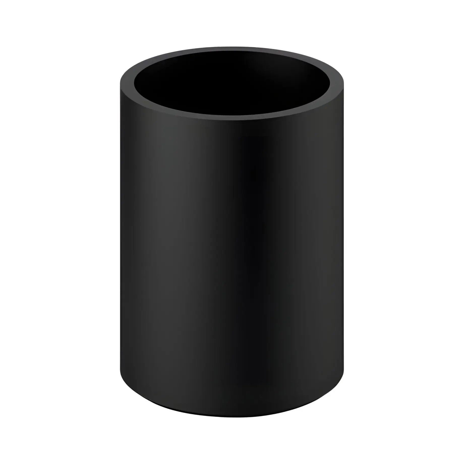 Склянка для зубних щіток Stone BER, чорний Decor Walther 0971560 Black Matt — вид на білому тлі