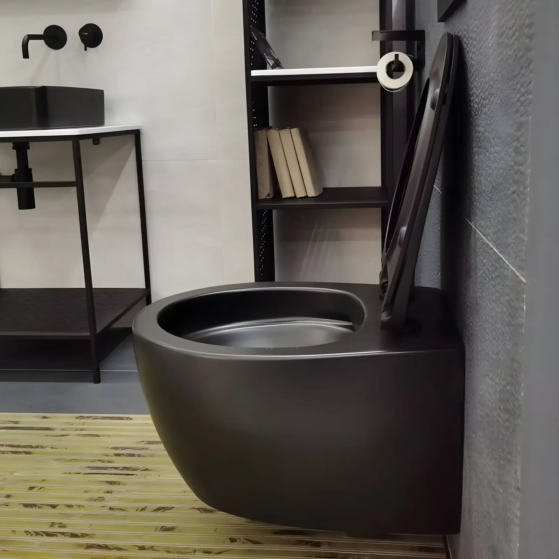 Унитаз Acqua New Devit 3020155B White Alpin — боковой ракурс