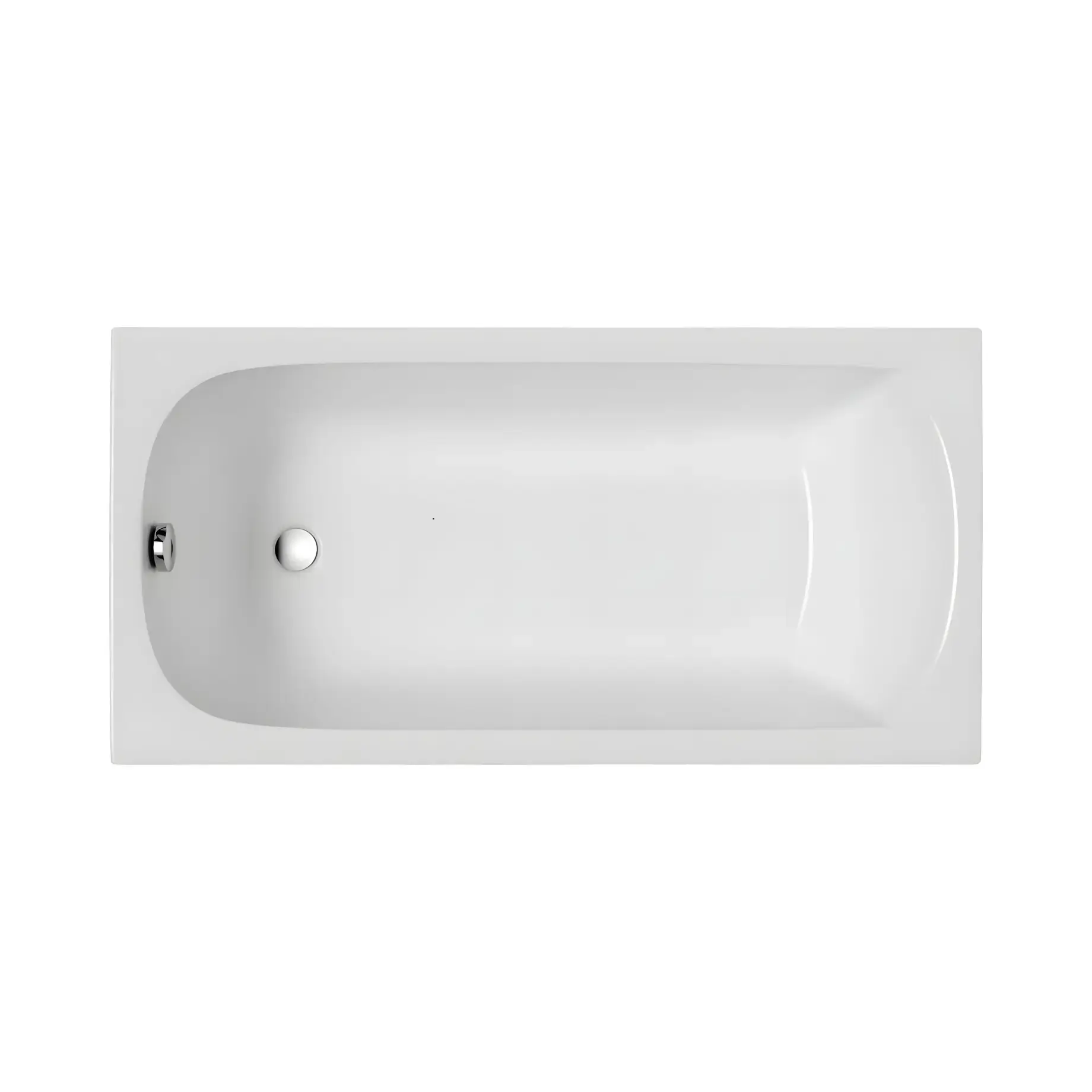 Ванна Classic Devit CLAS18080 White 180 х 80 см — вид на білому тлі