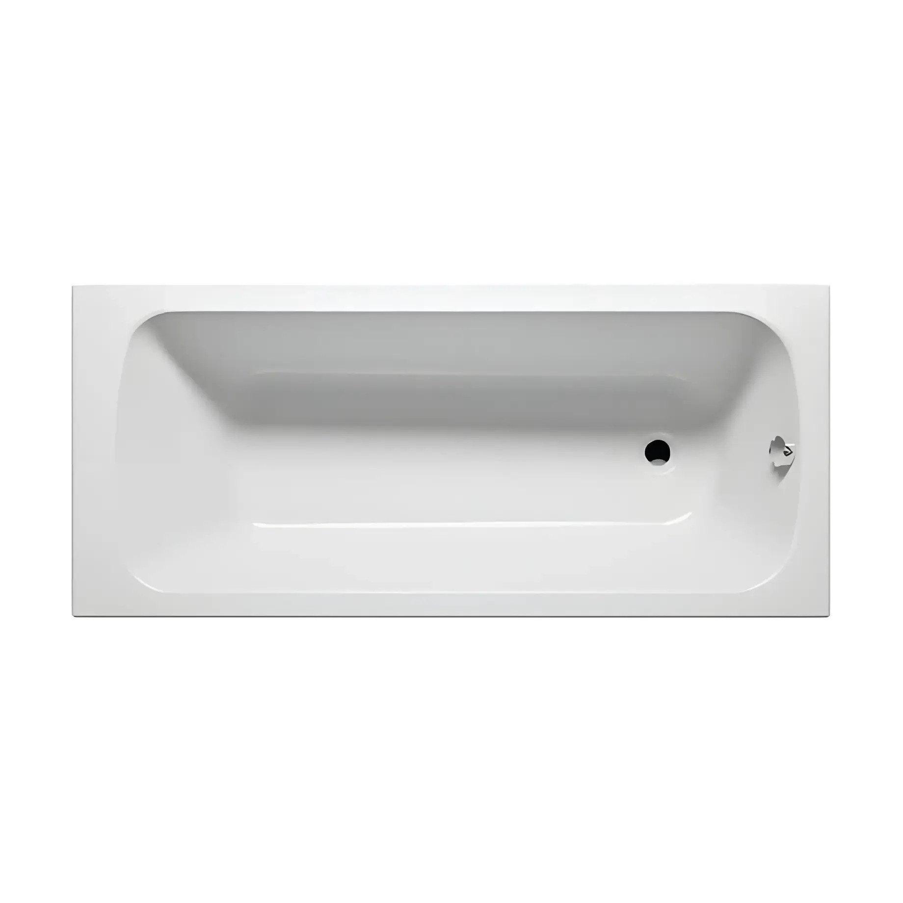 Ванна Comfort Devit 18080123 White 180 х 80 см — вид на білому тлі