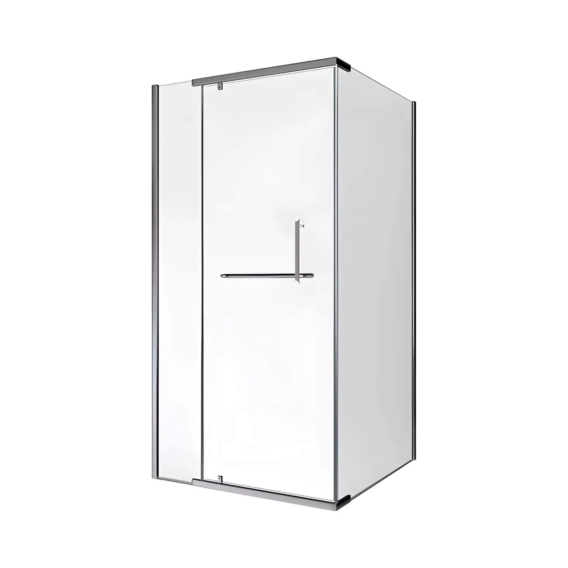 Душова кабіна Comfort Devit FEN2223 Хром 100 х 100 см — вид на білому тлі