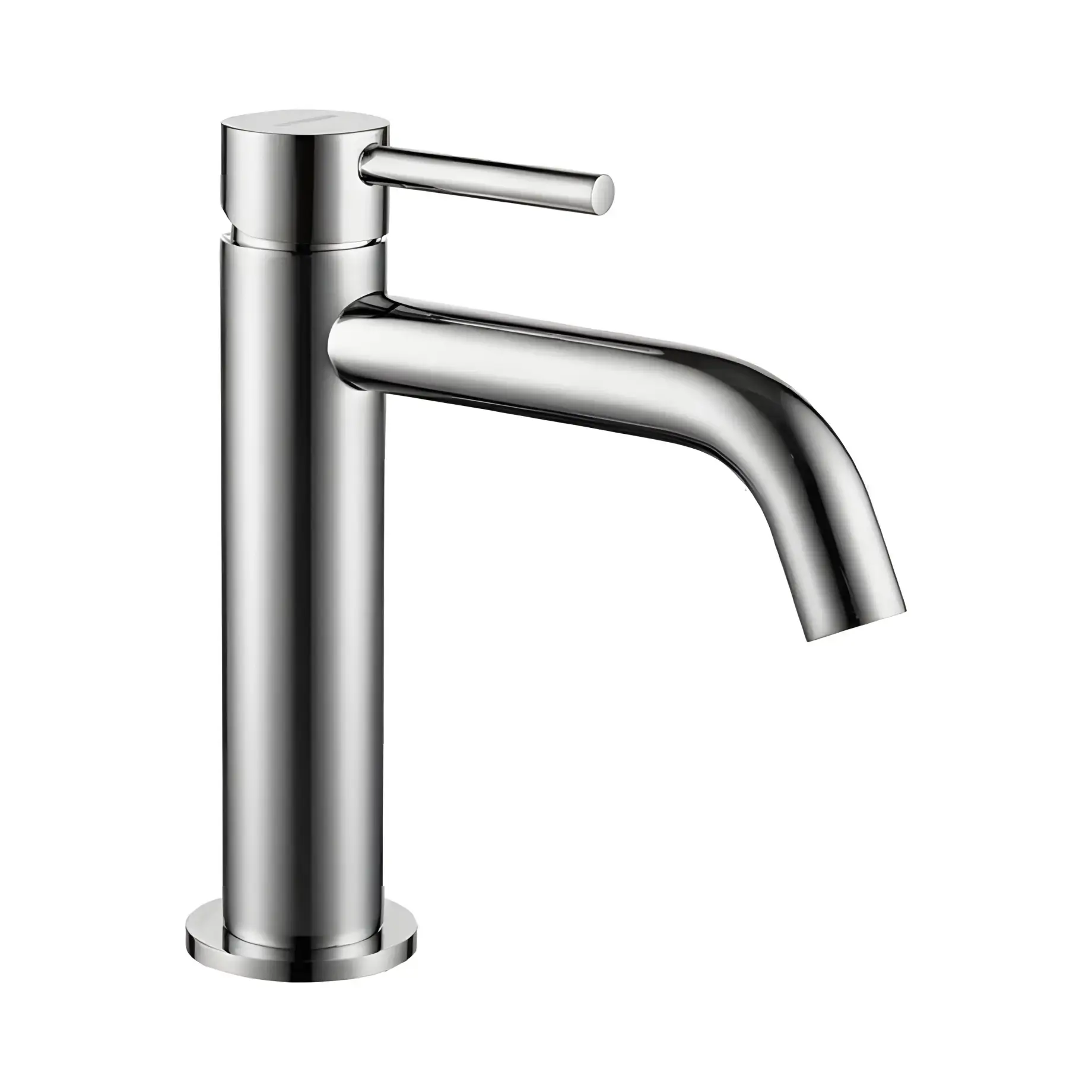 Змішувач для раковини Flow Devit 550534N Brushed Nickel — вид на білому тлі