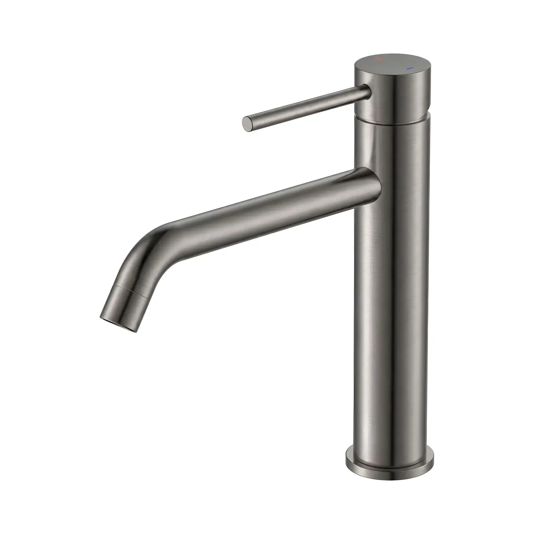 Змішувач для раковини високий Flow Devit 550536BG Brushed Gold — вид на білому тлі