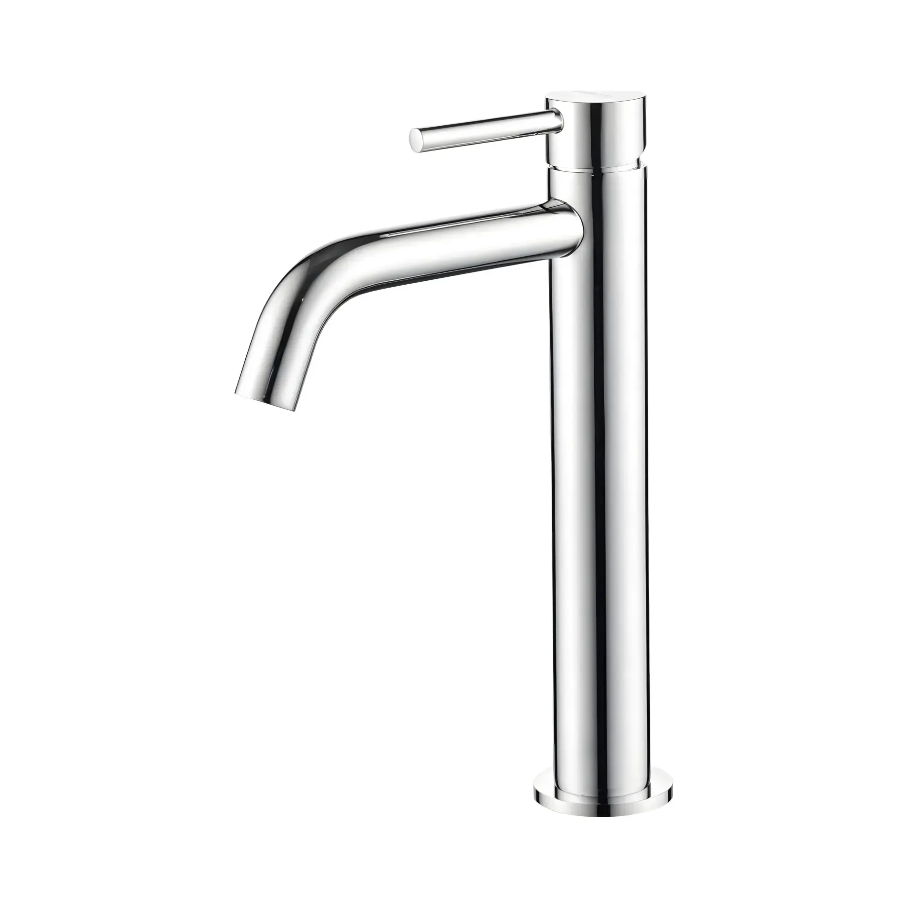 Смеситель для раковины высокий Flow Devit 550536C Chrome — вид на белом фоне