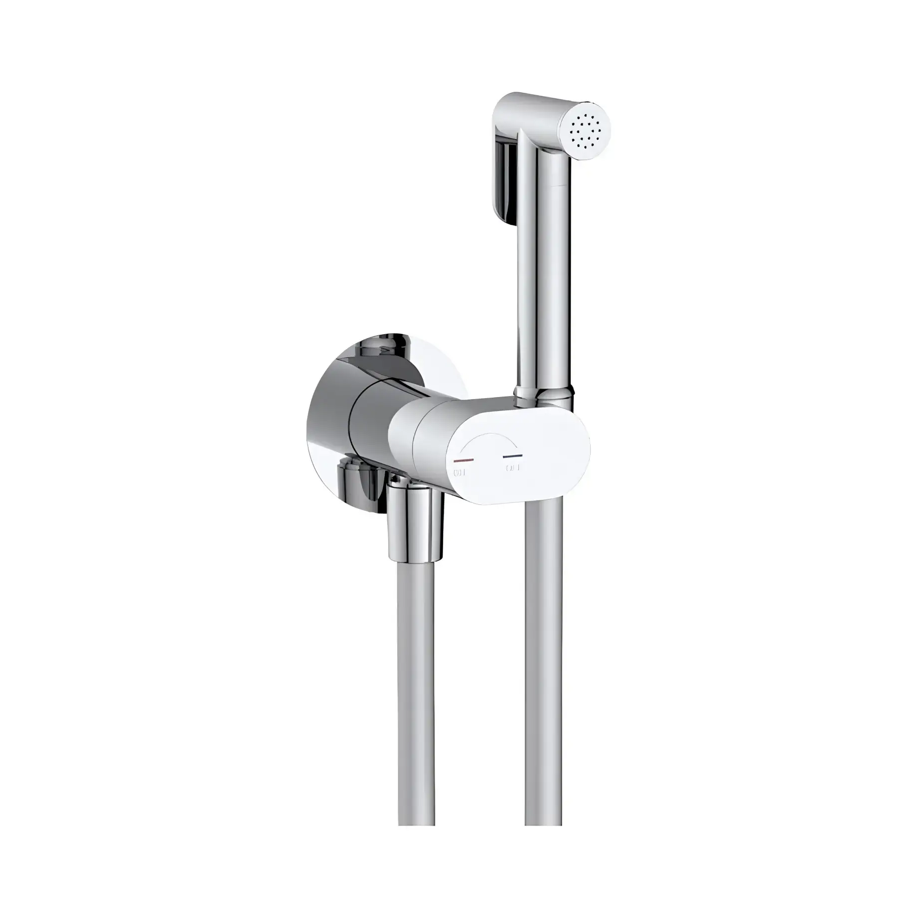Гігієнічний душ Flow Devit 550539C Chrome — вид на білому тлі