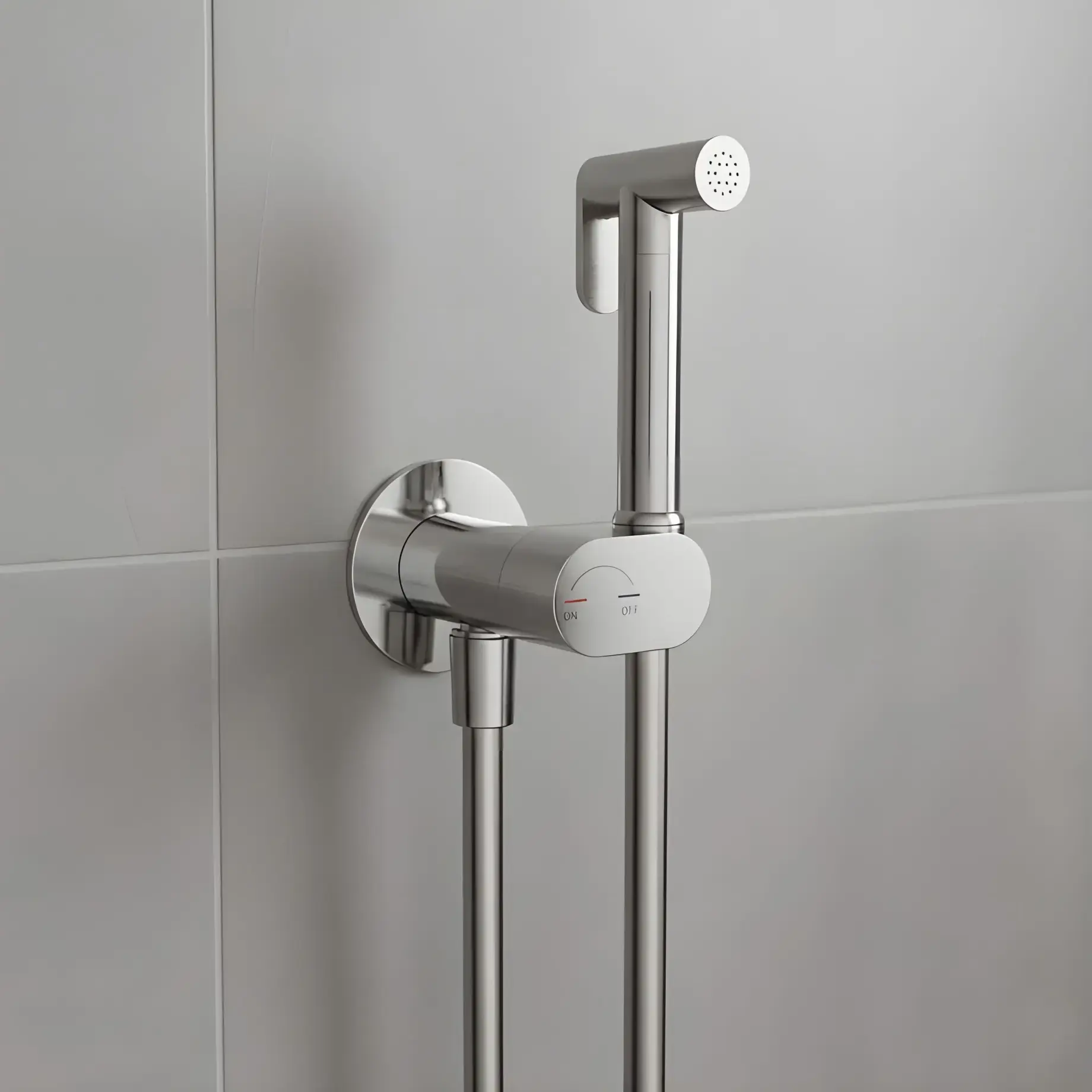 Гігієнічний душ Flow Devit 550539C Chrome — вид спереду