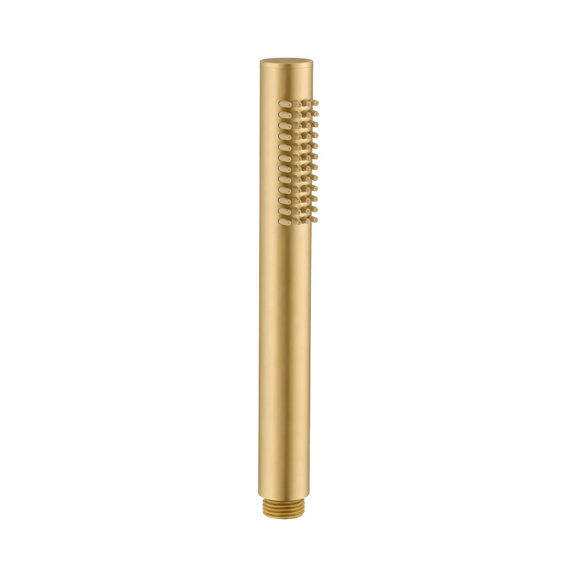 Ручная лейка Flow Devit D113000000210BG Brushed Gold — вид на белом фоне