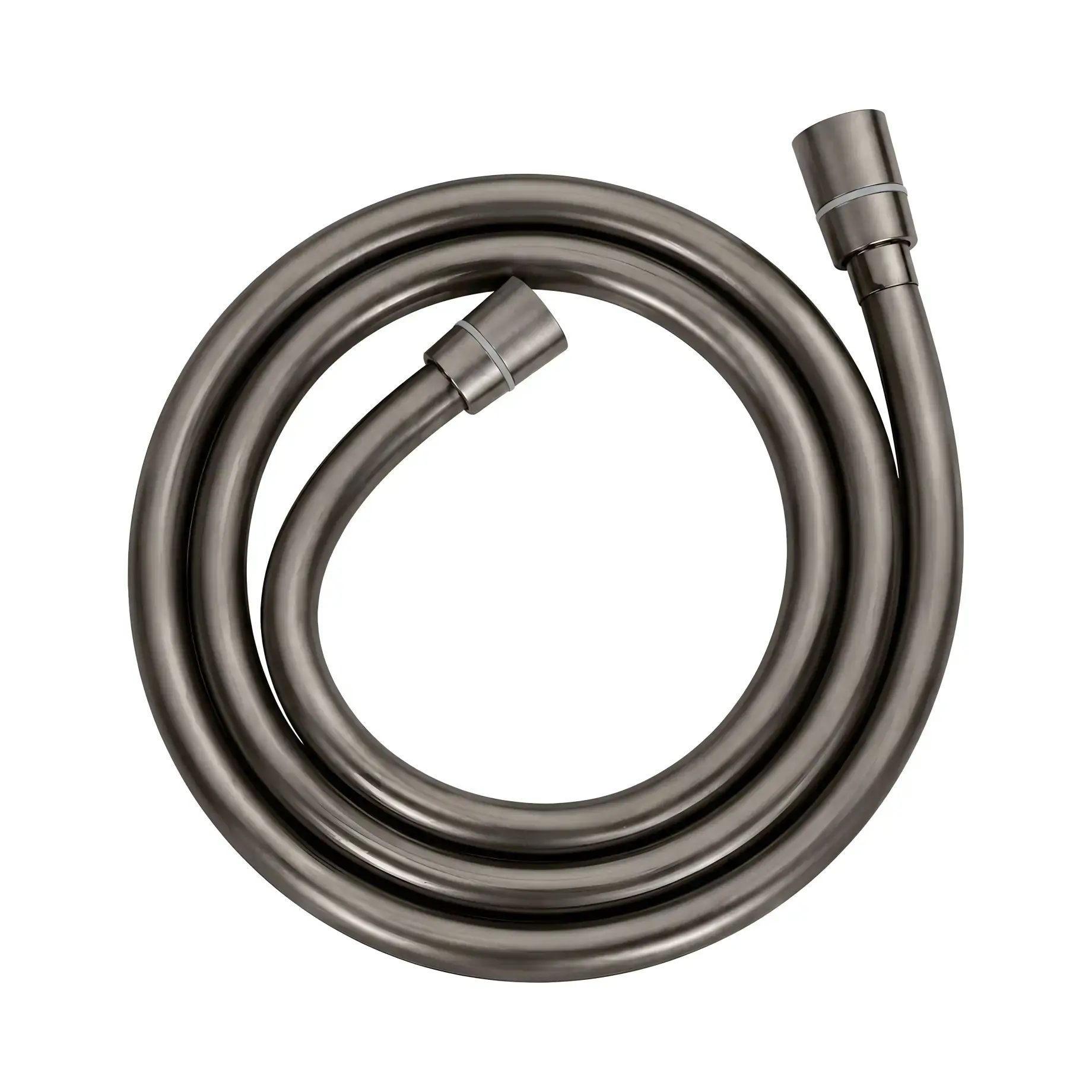 Душовий шланг 1,5 м Flow Devit D113000001000GM Gun Metal — вид на білому тлі