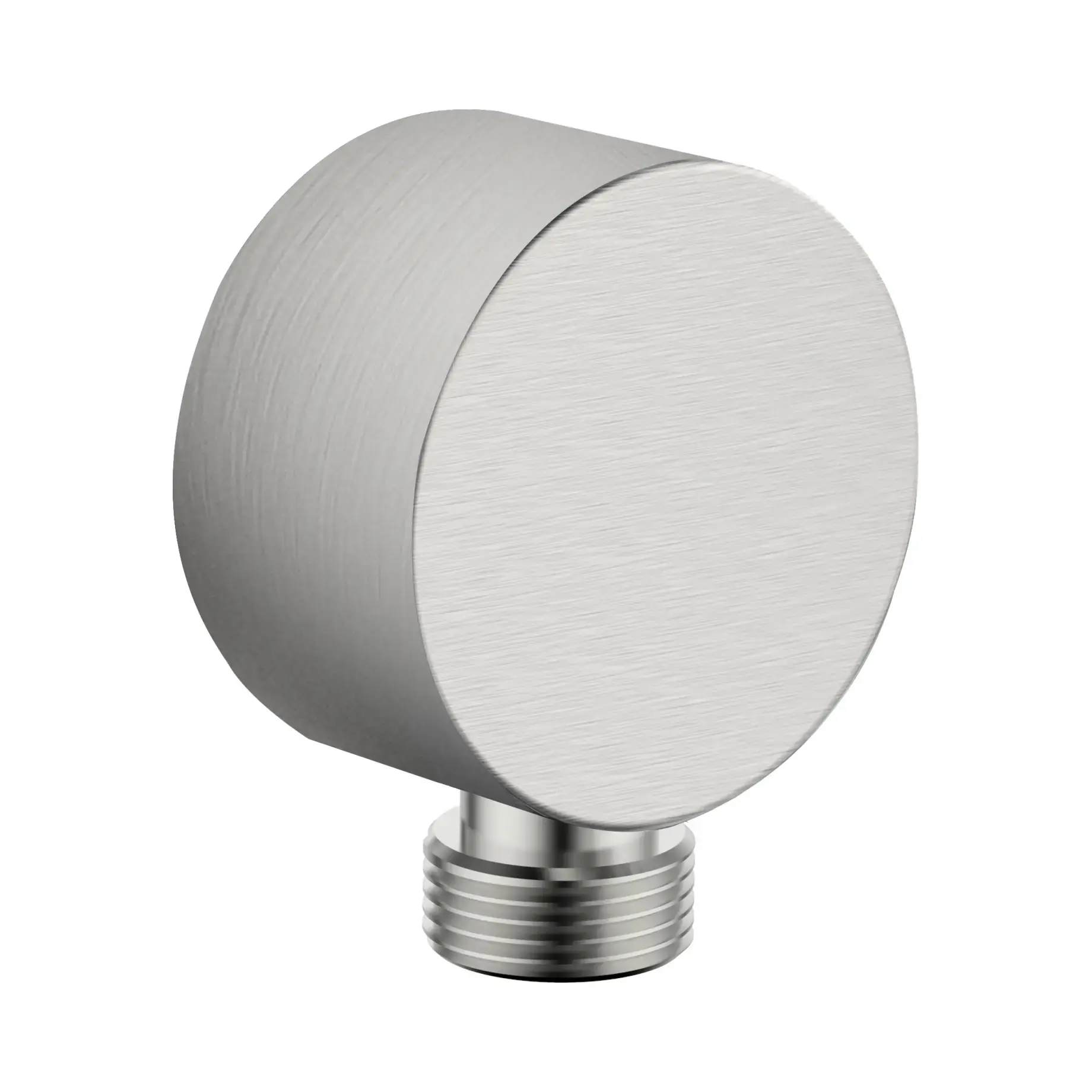 Шлангове під'єднання Flow Devit D113100000030BN Brushed Nickel — вид на білому тлі