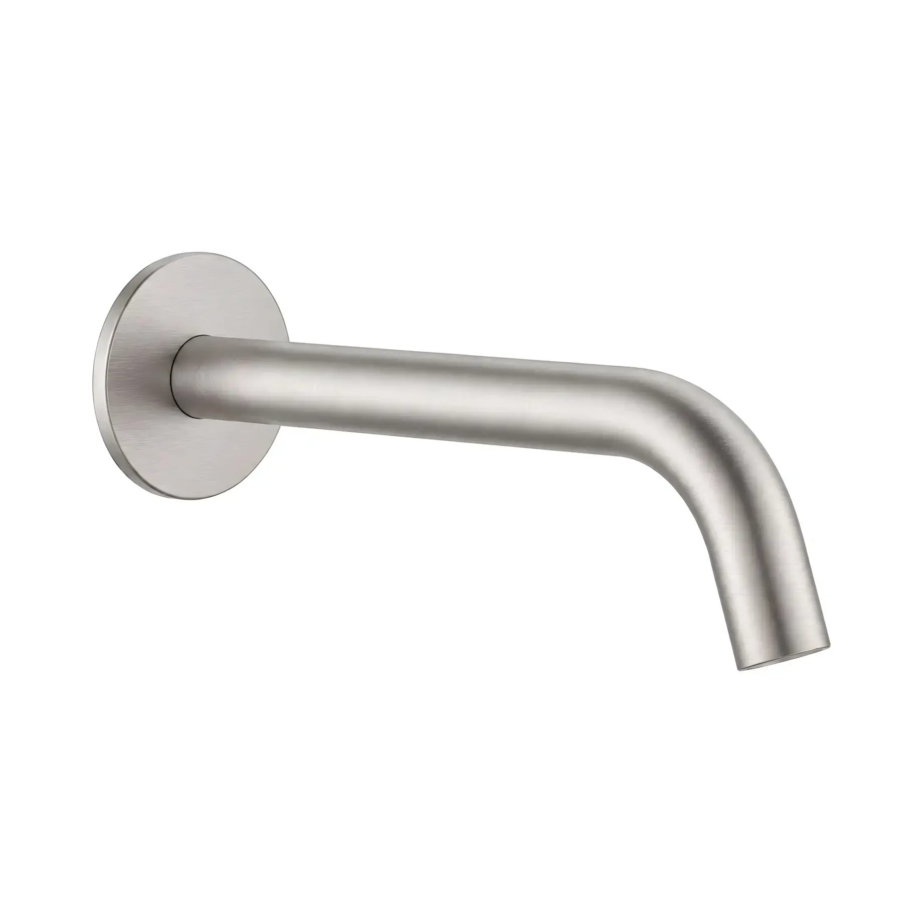 Ручная лейка Flow Devit D119100000001BN Brushed Nickel — вид на белом фоне