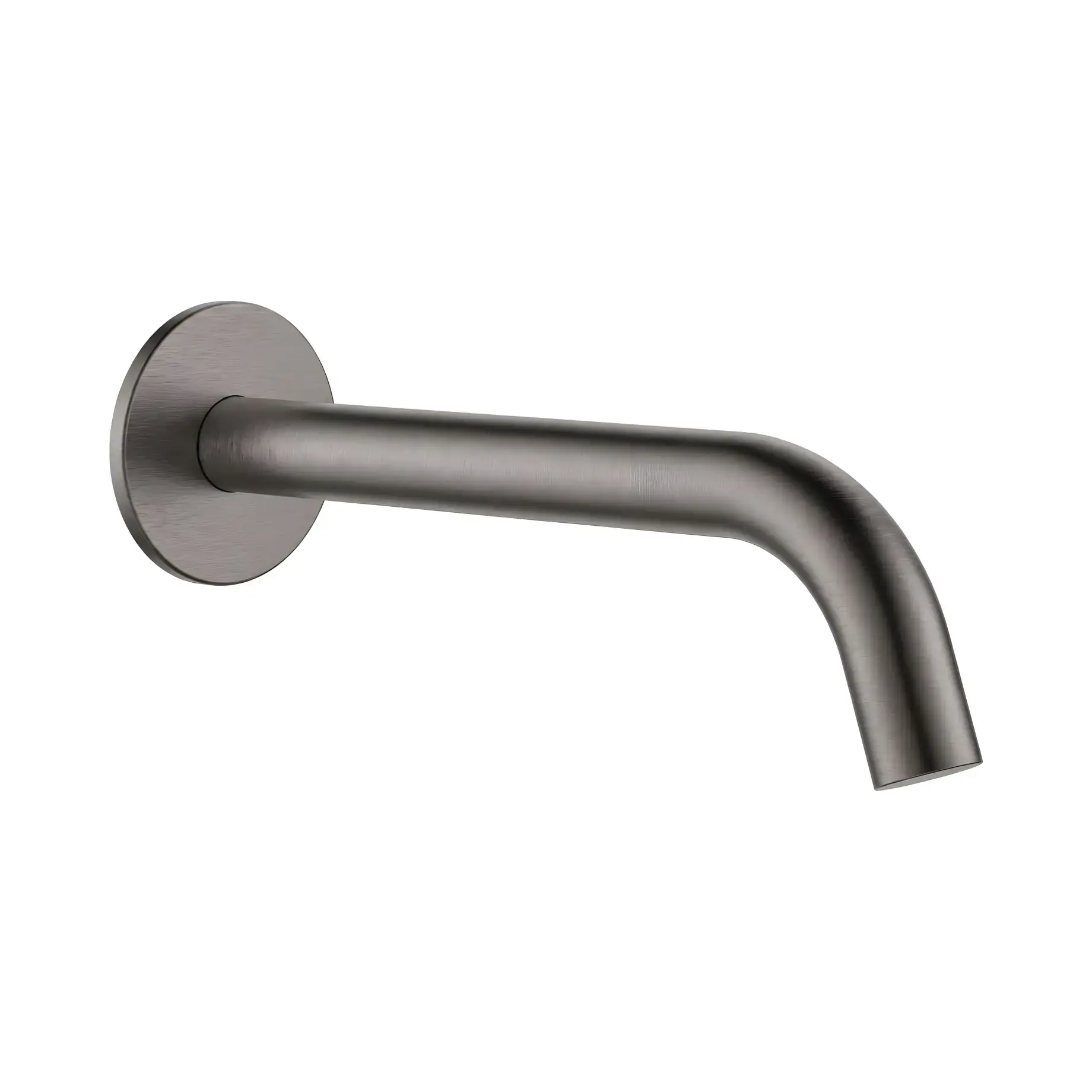 Излив для ванны Flow Devit D119100000001GM Gun Metal — вид на белом фоне
