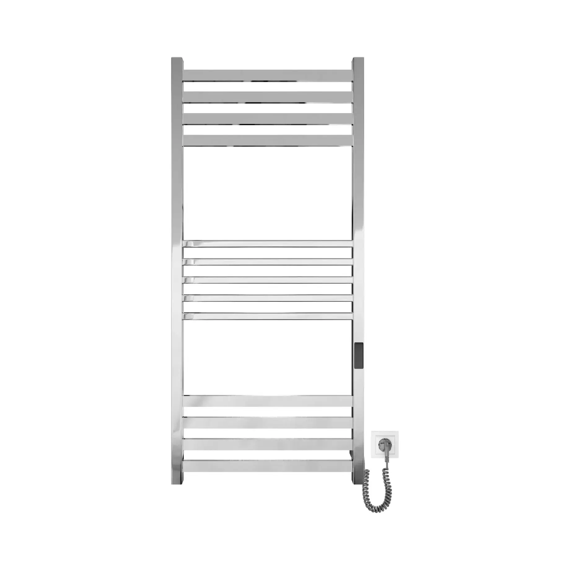 Сушка для рушників електрична Ancoro Devit DAN117053000C Polished Steel 53 х 117 см — бічний ракурс