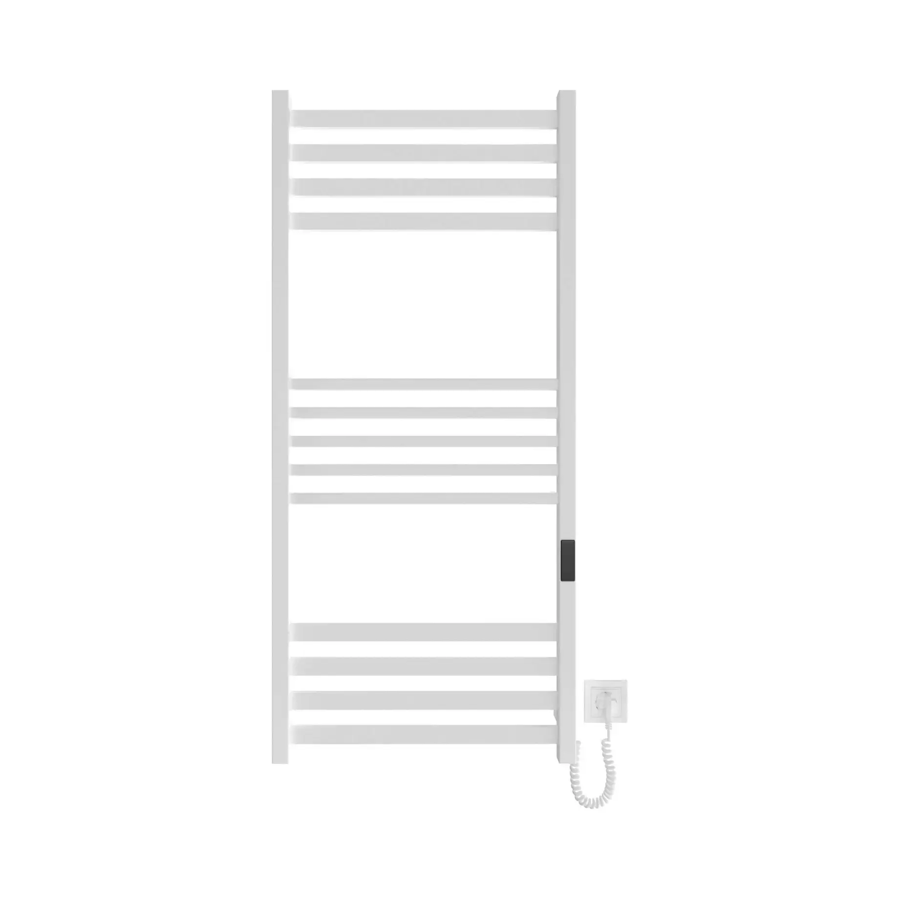 Сушка для рушників електрична Ancoro Виробник DAN117053000W White Matt 53 х 117 см — бічний ракурс