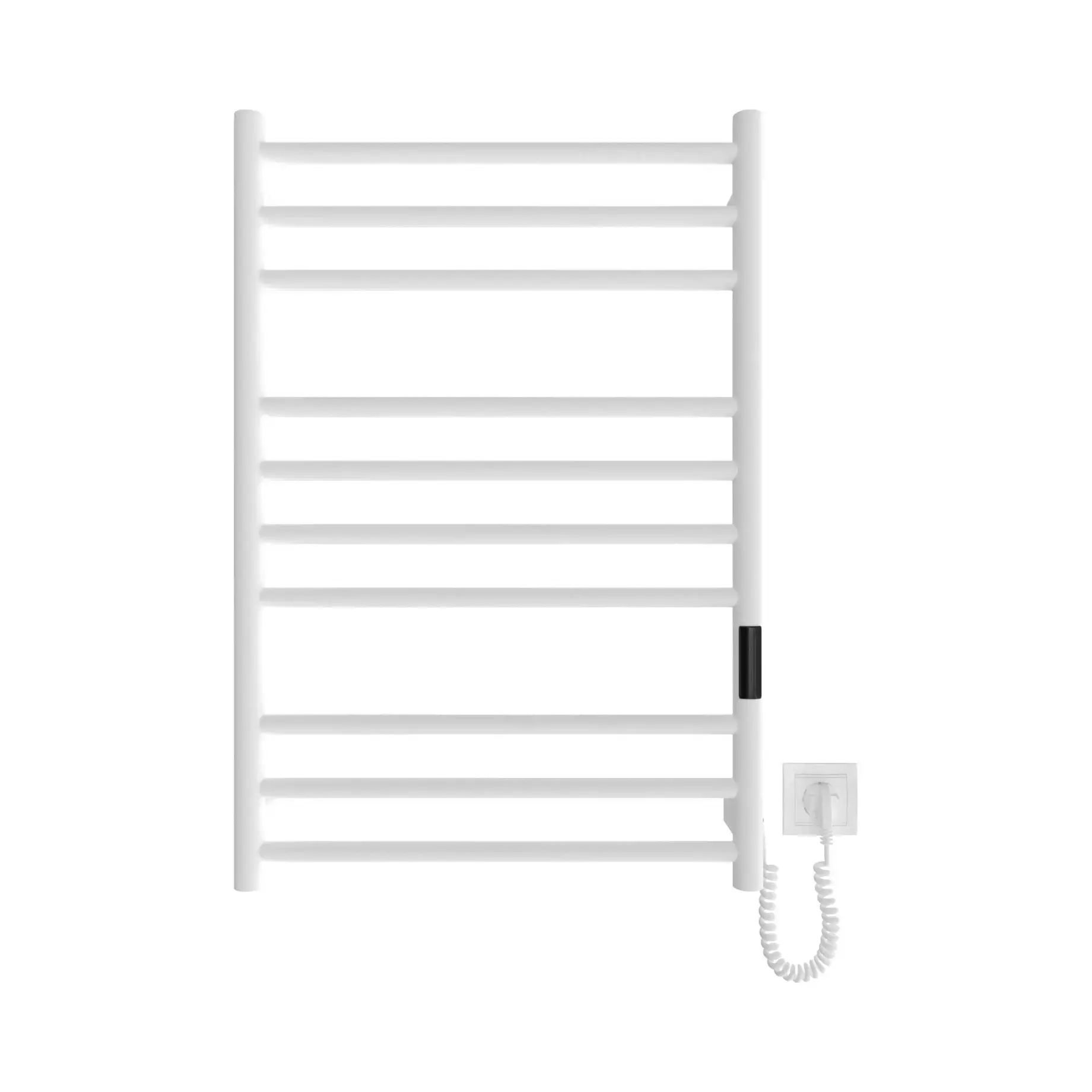 Сушка для рушників електрична Primo Виробник DPR077053000W White Matt 53 х 77 см — бічний ракурс