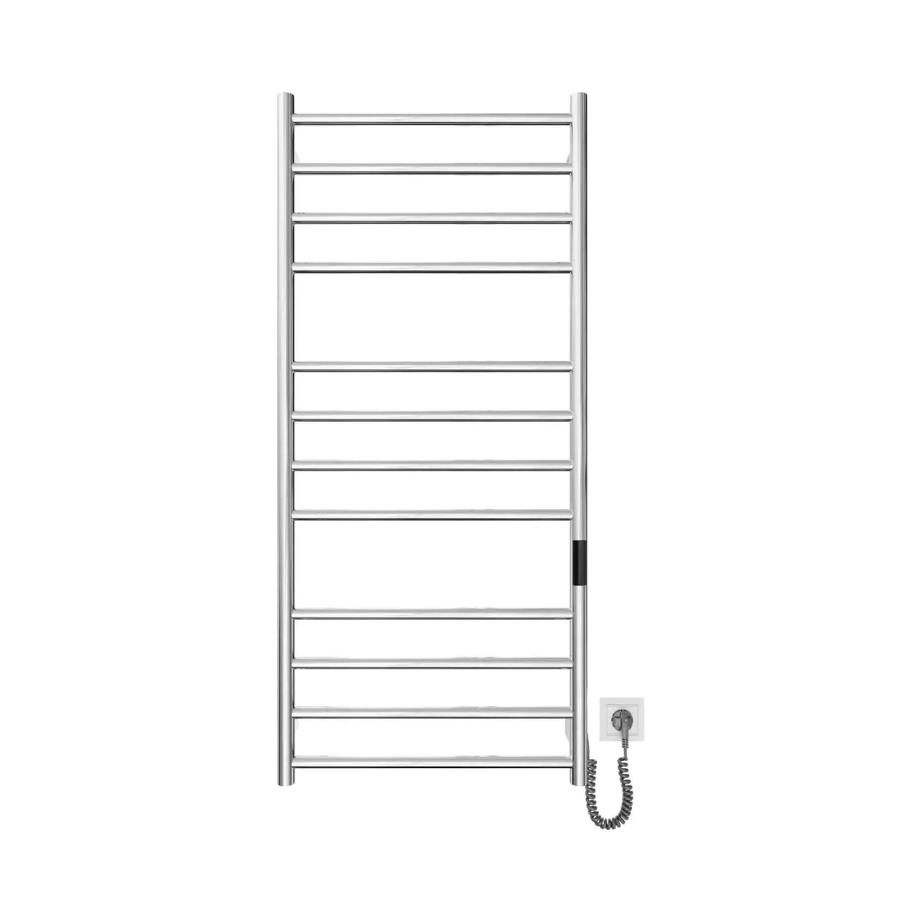 Сушка для рушників електрична Primo Виробник DPR117053000C Polished Steel 53 х 117 см — бічний ракурс