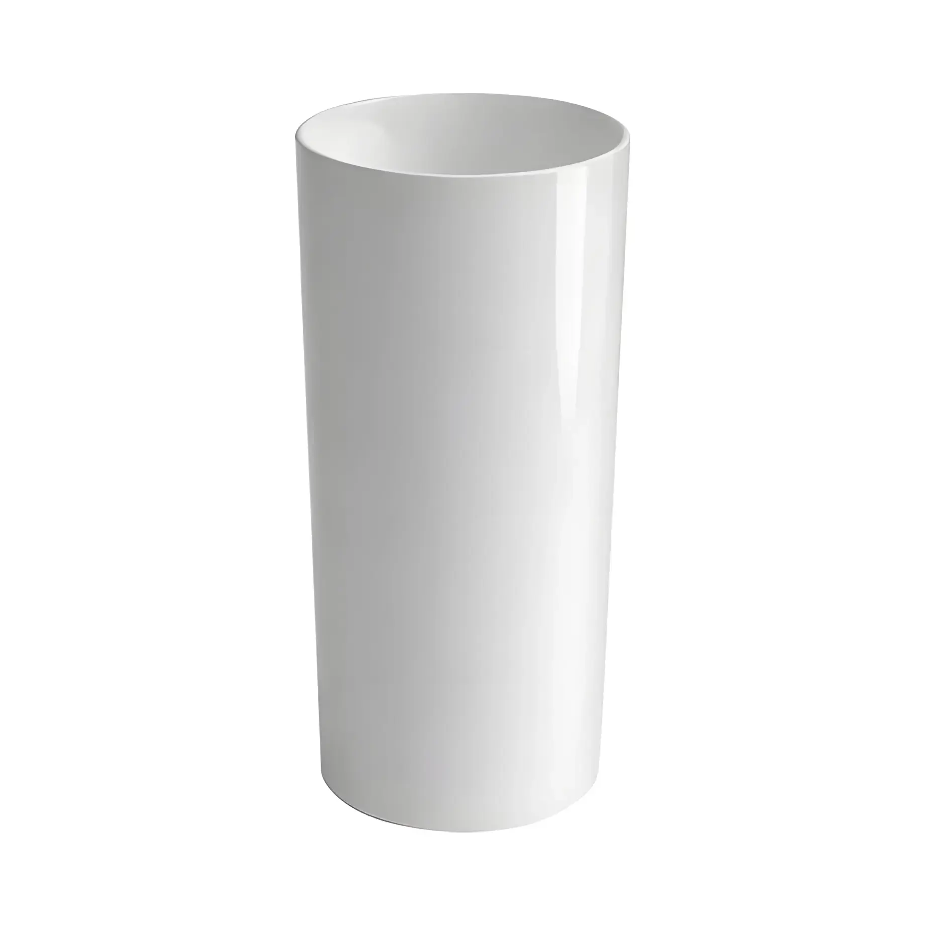 Умивальник окремостоячий Style Devit 1408640 Glossy White 40 х 40 х 86 см — вид на білому тлі