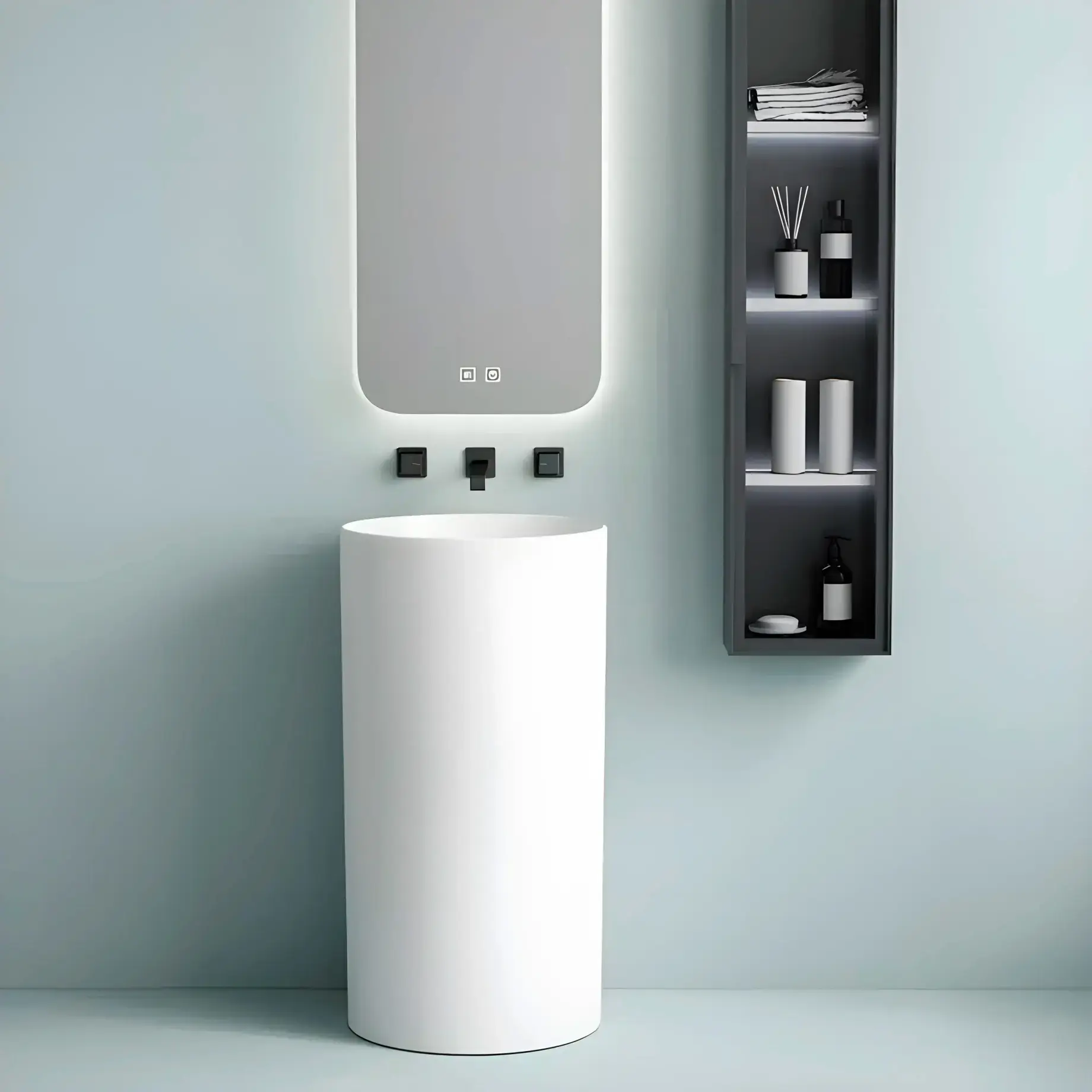 Умивальник окремостоячий Style Devit 1408640 — бічний ракурс