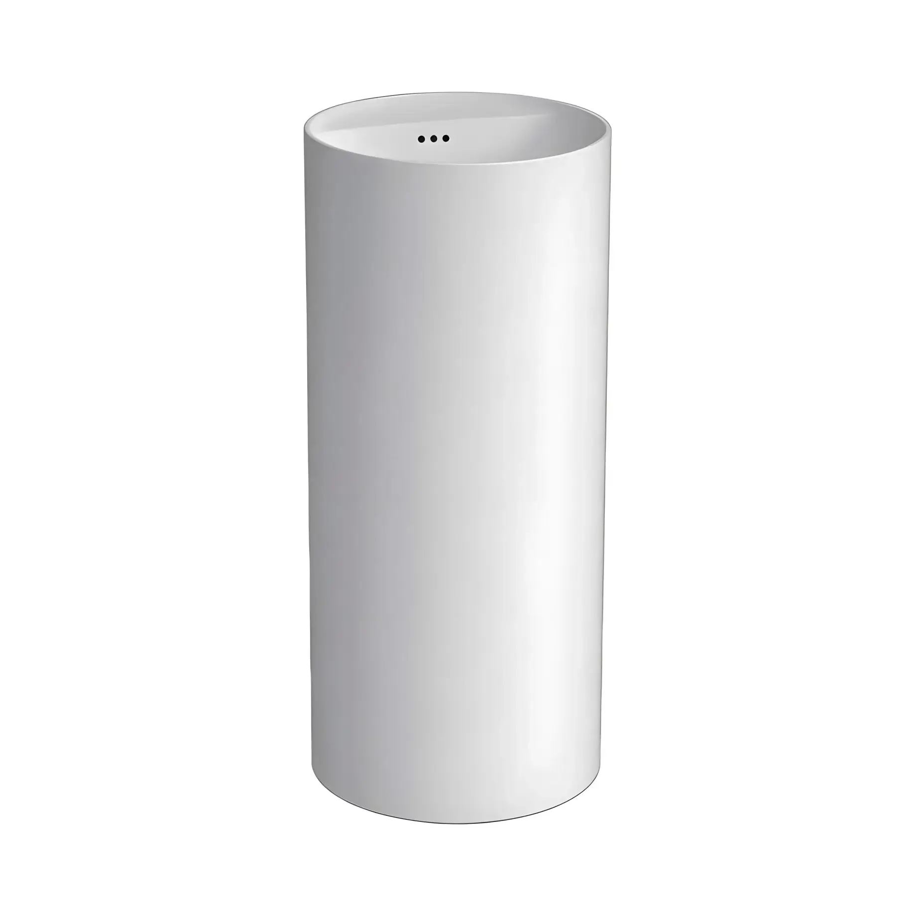 Умивальник окремосточий  Style Devit 1408641 Glossy White 40 х 40 х 86 см — вид на білому тлі