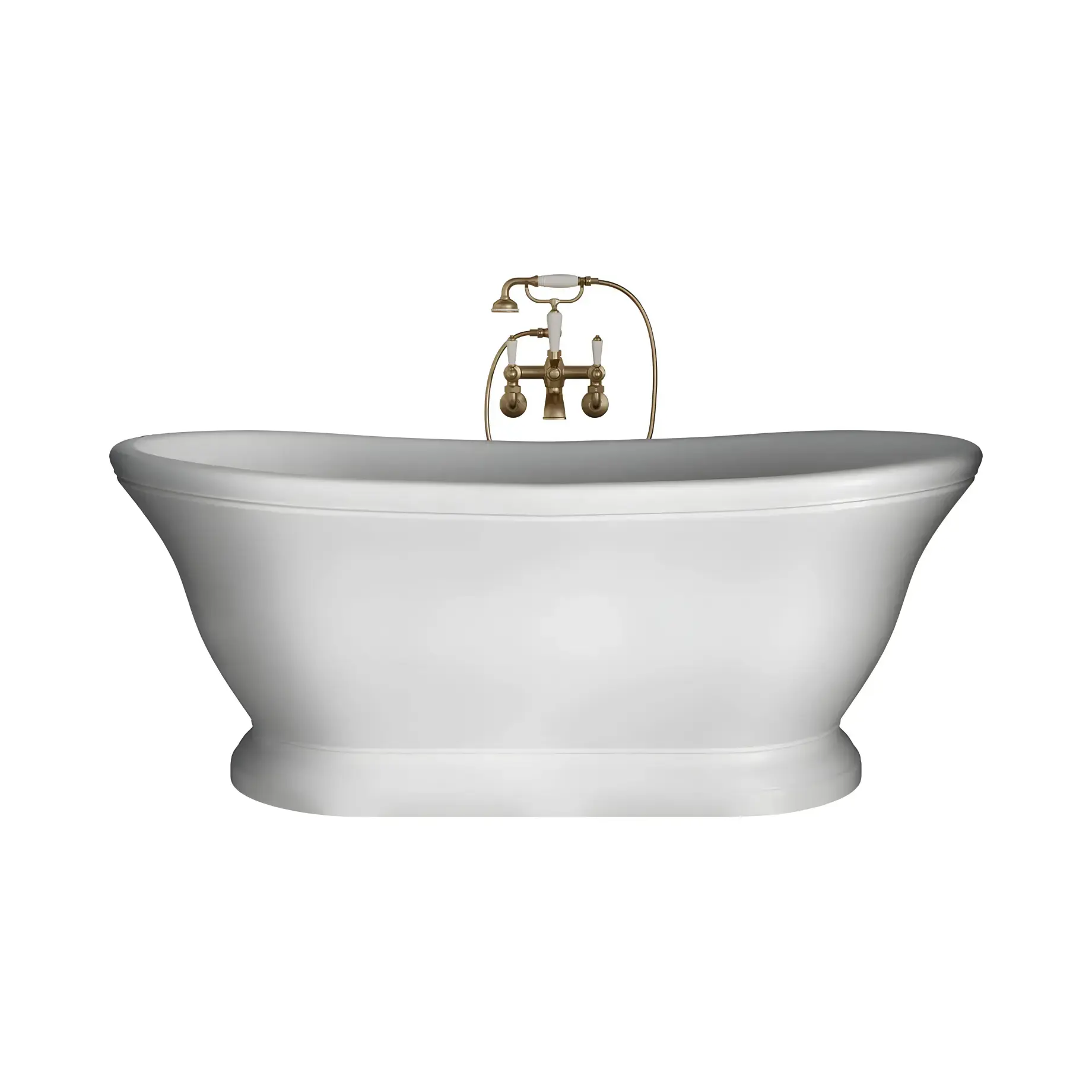Ванна Aurora Devon&Devon AURORA Glossy White 171 х 87 см — вид на білому тлі