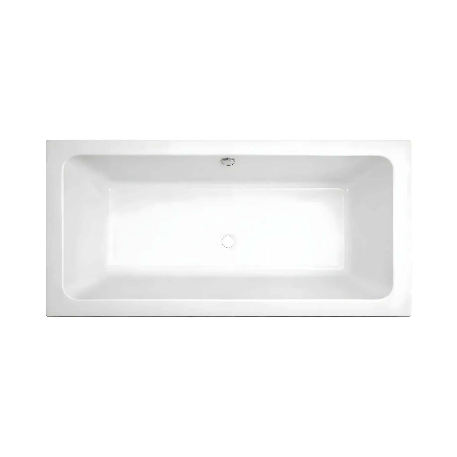 Ванна Bayswater Devon&Devon BAYSWATER Glossy White 171.5 х 80.5 см — вид на білому тлі