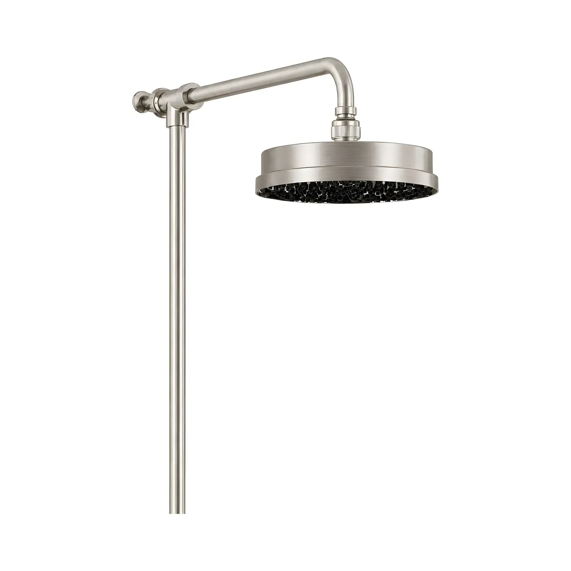 Душова система зі змішувачем Signature Devon&Devon KITMARK3174NKSA Satin Nickel — вид спереду