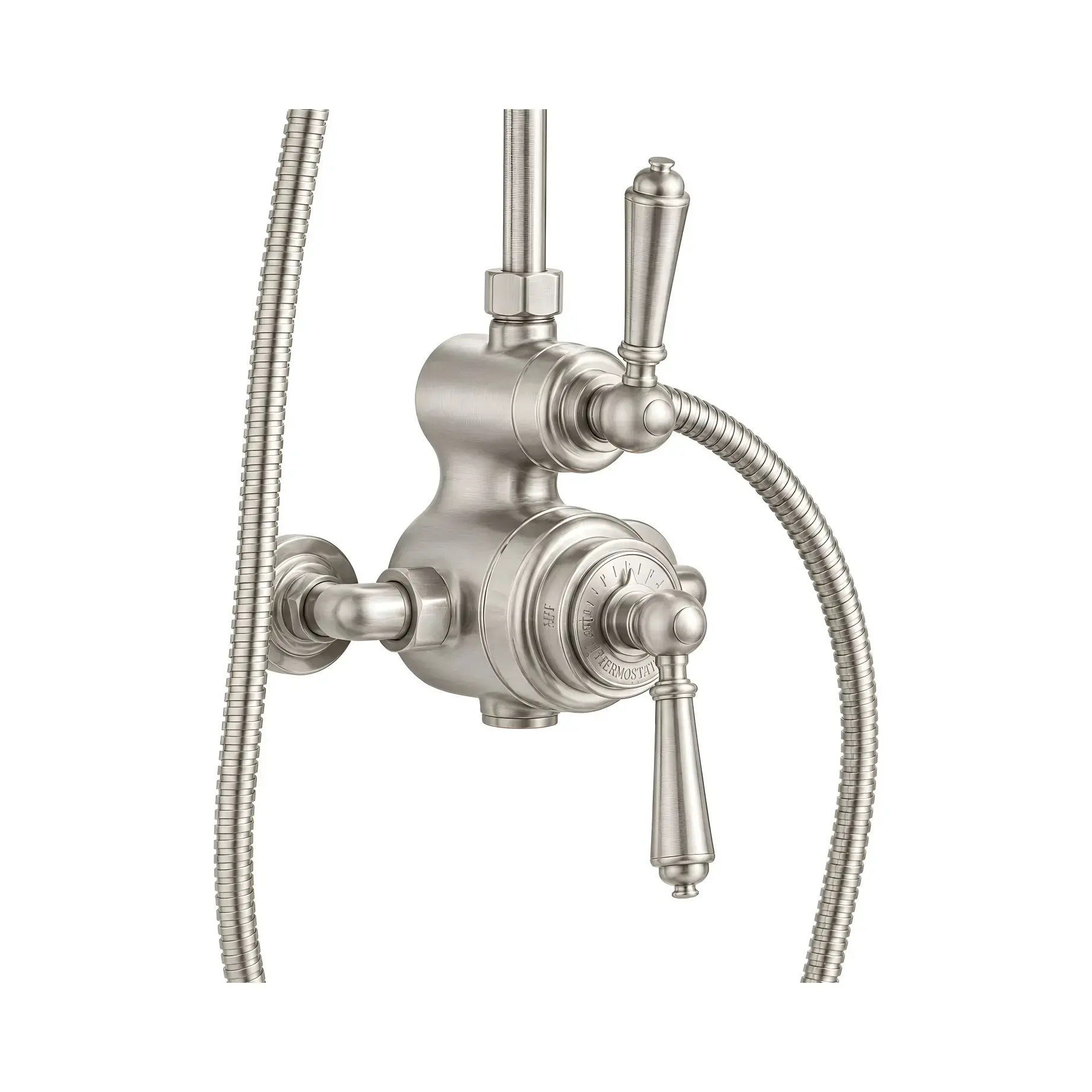 Душова система зі змішувачем Signature Devon&Devon KITMARK3174NKSA Satin Nickel — вид згори