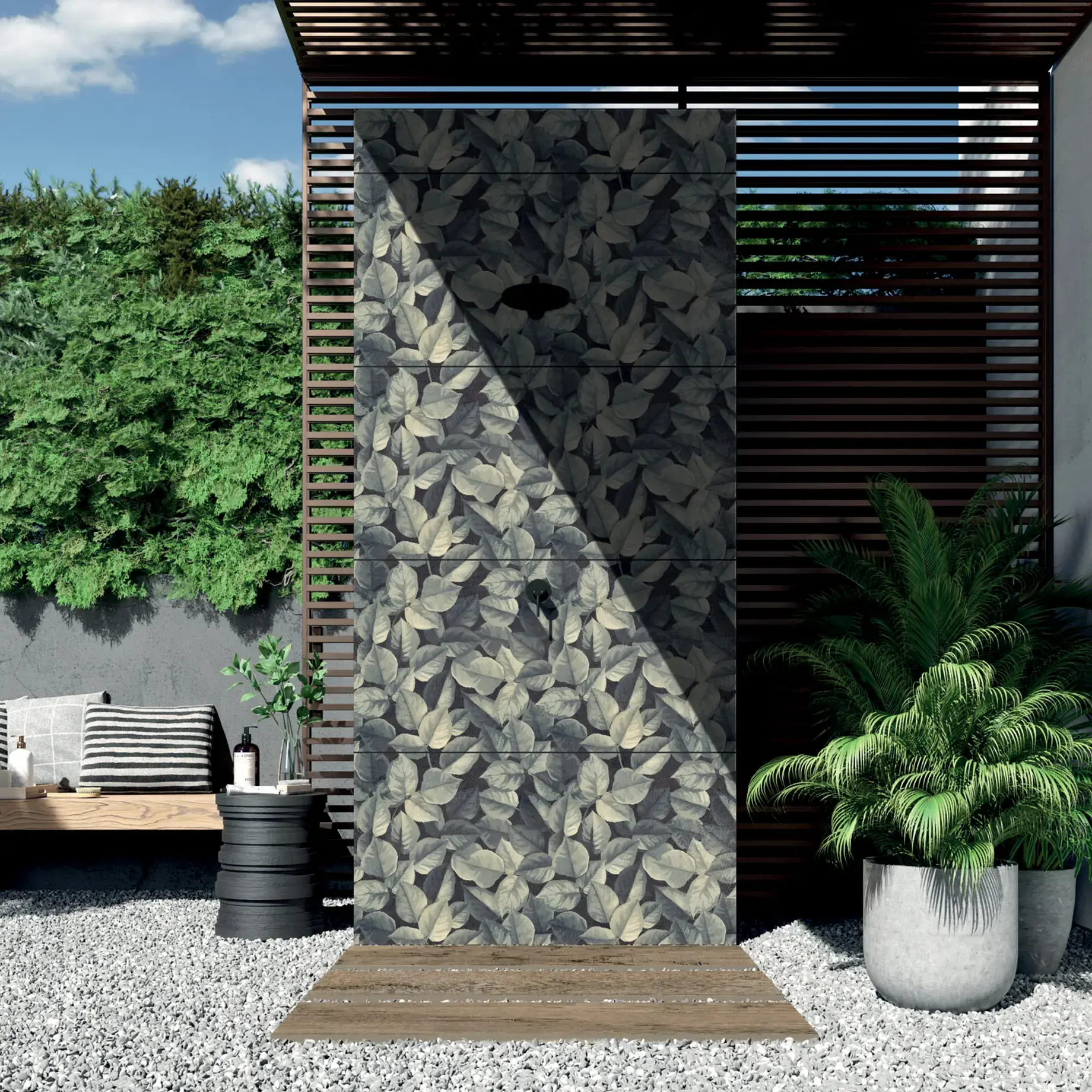 Декор настінний ABK Wide&Style Mini Decorative Mood Foliage rett. 60 х 120 см Different 0008438 — вид спереду