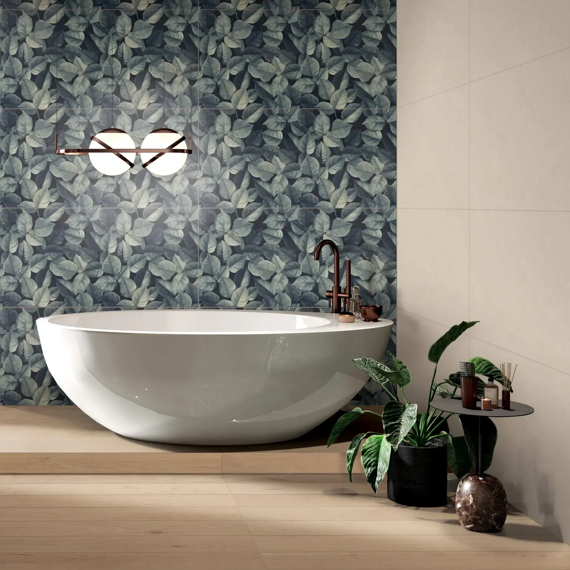 Декор настінний ABK Wide&Style Mini Decorative Mood Foliage rett. 60 х 120 см Different 0008438 — вид згори