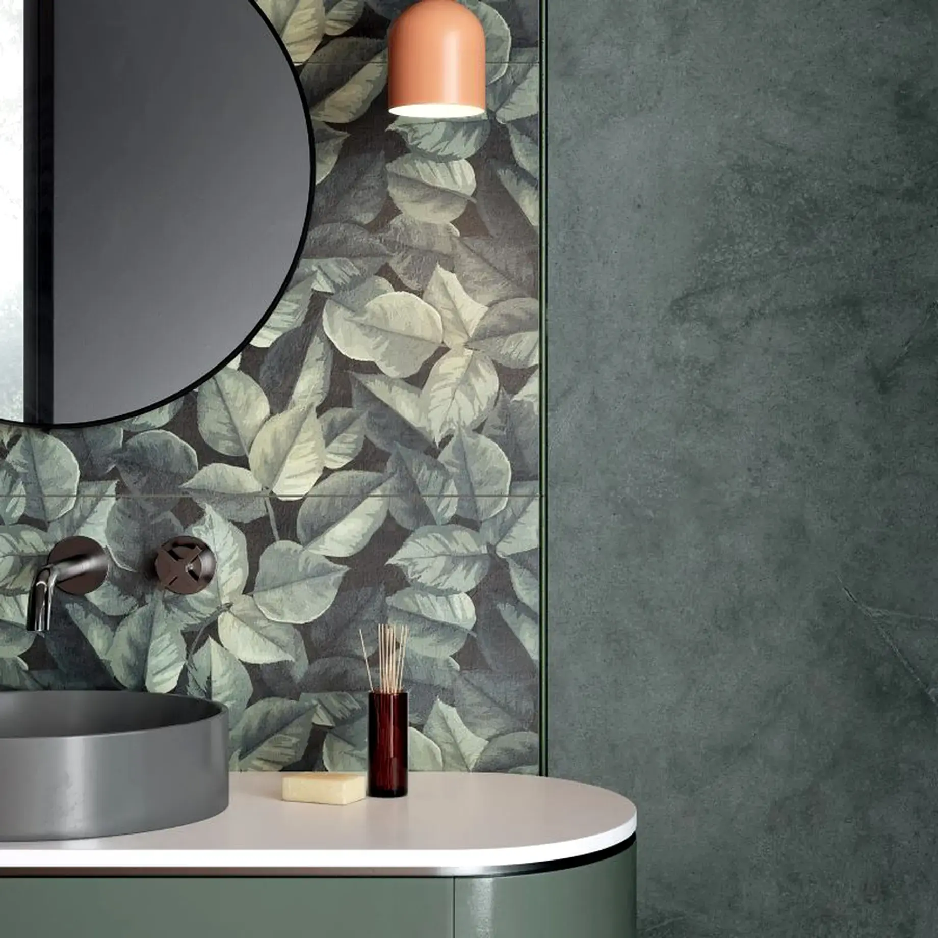 Декор настінний ABK Wide&Style Mini Decorative Mood Foliage rett. 60 х 120 см Different 0008438 — вид всередину