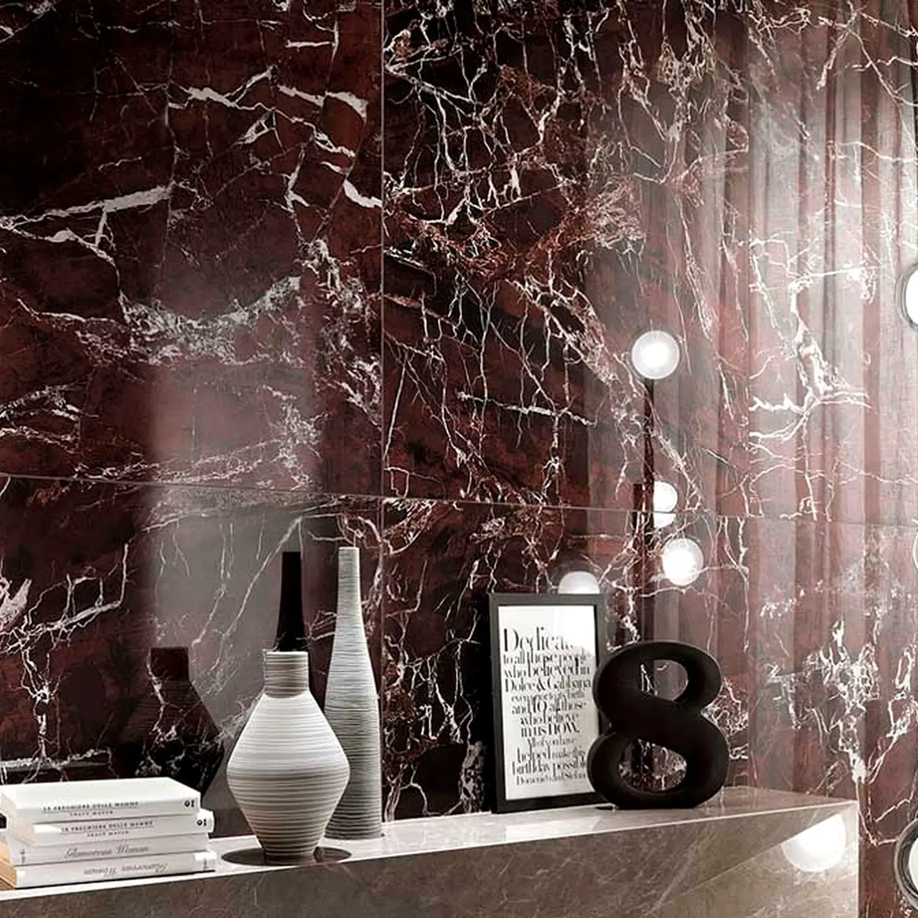 Керамограніт Marvel Edge Red Luxury 75 х 150 см Different AAIQ — бічний ракурс
