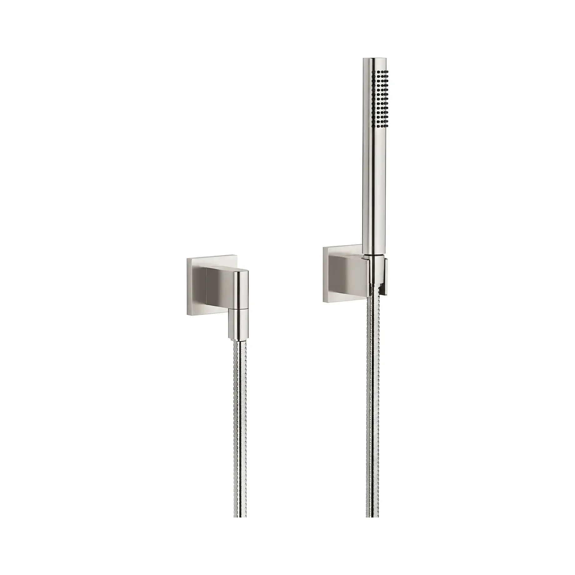 Душовий гарнітур 1jet Tondo Dornbracht 27 811 980-06 Brushed Platinum — вид на білому тлі